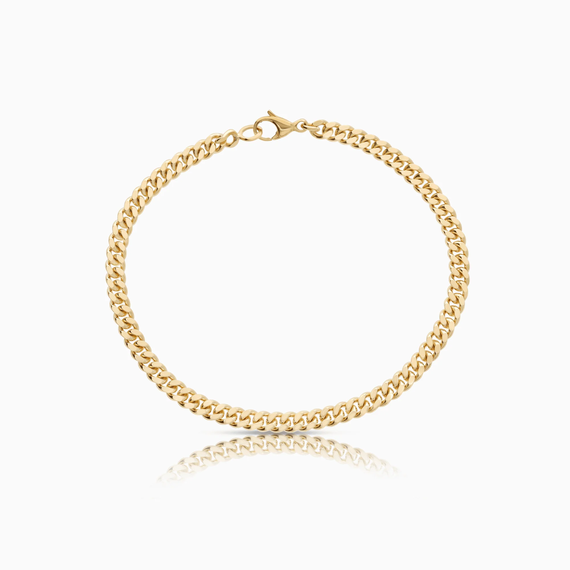 Curb bracelet 13.30g 18K gold