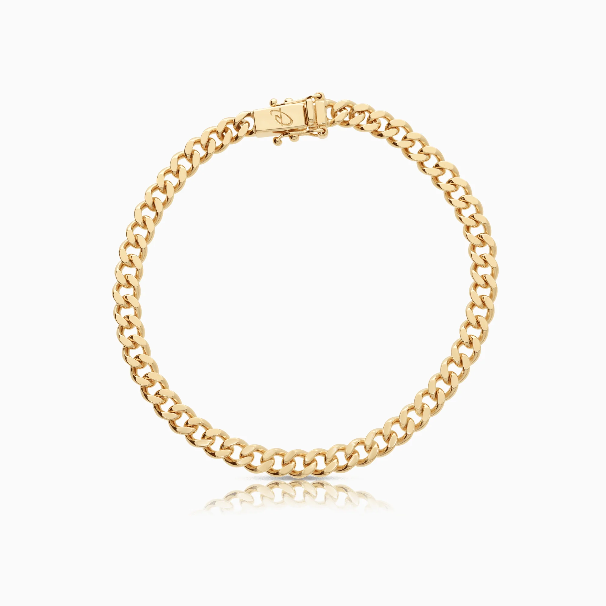 Curb Bracelet 18.10g 18K Gold