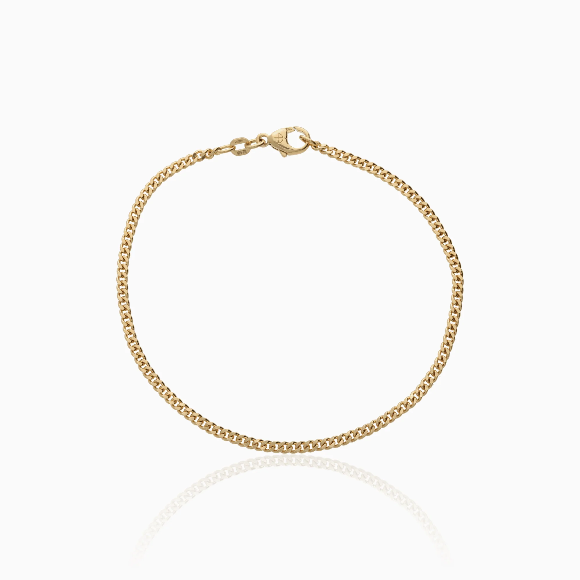 Curb bracelet 5.4g 18K gold