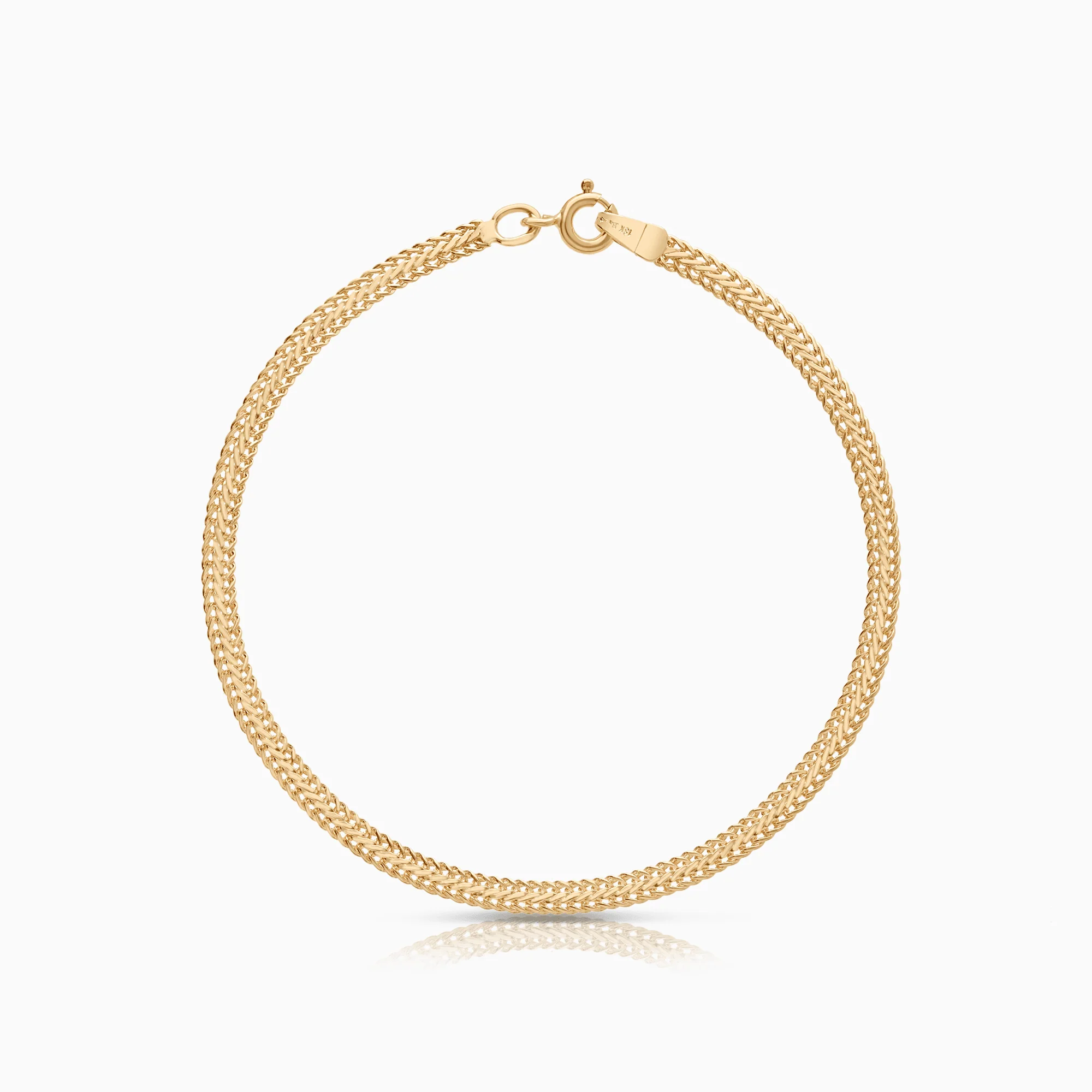Fox tail bracelet 2.55g 18K gold