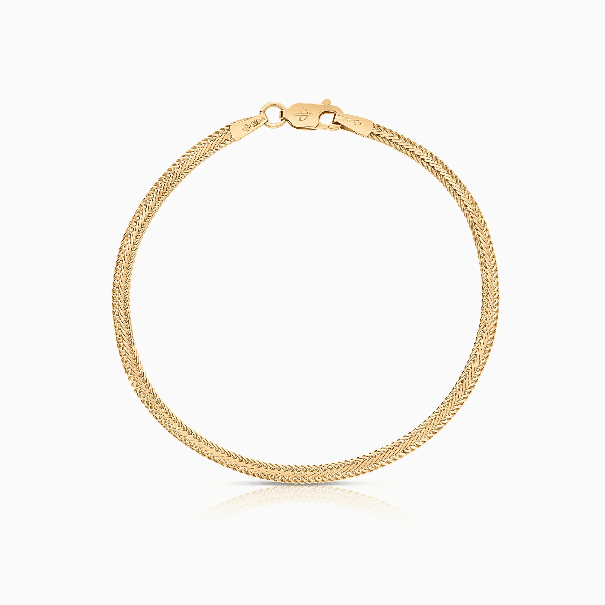 Fox tail bracelet 3.68g 18K gold