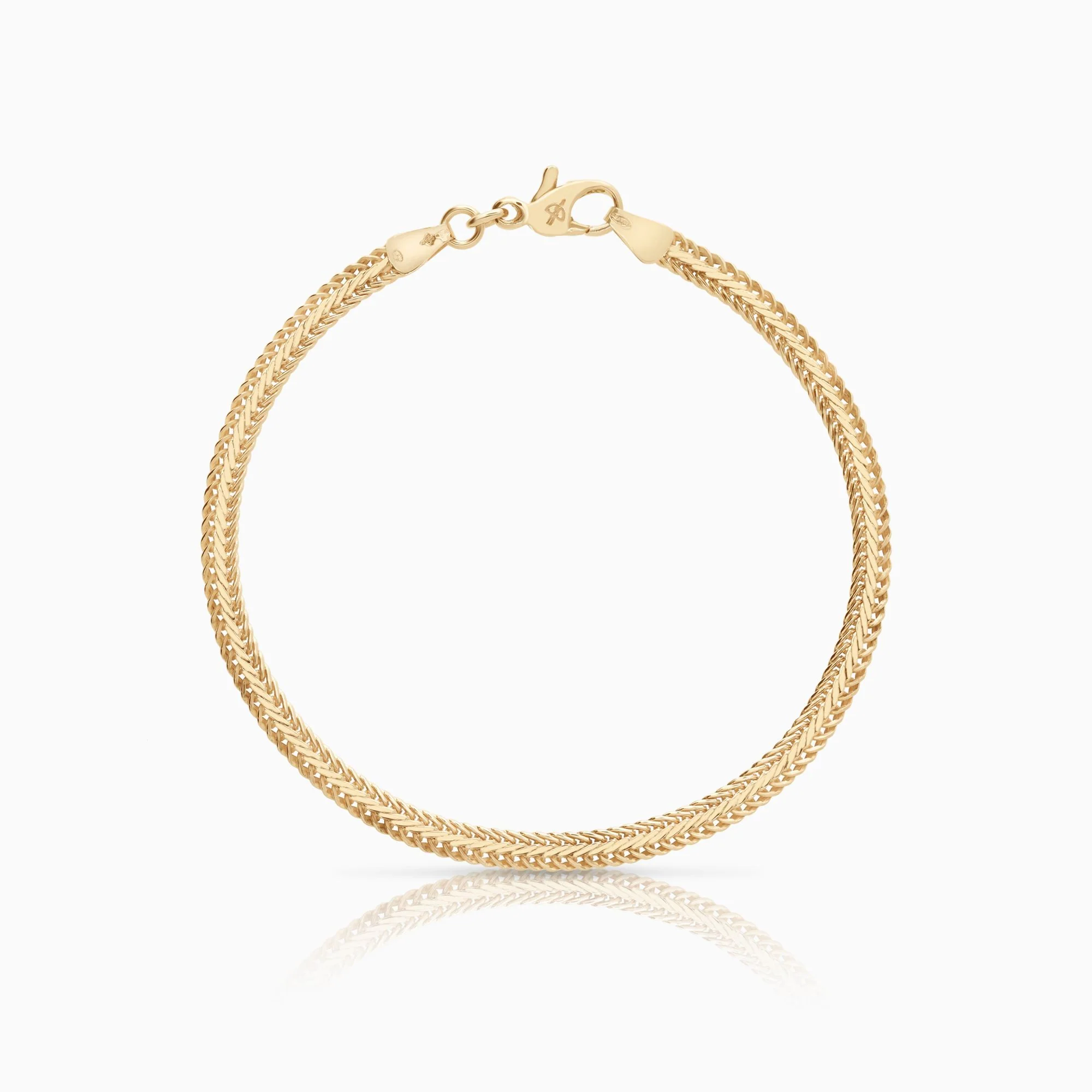 Fox tail bracelet 5.86g 18K gold
