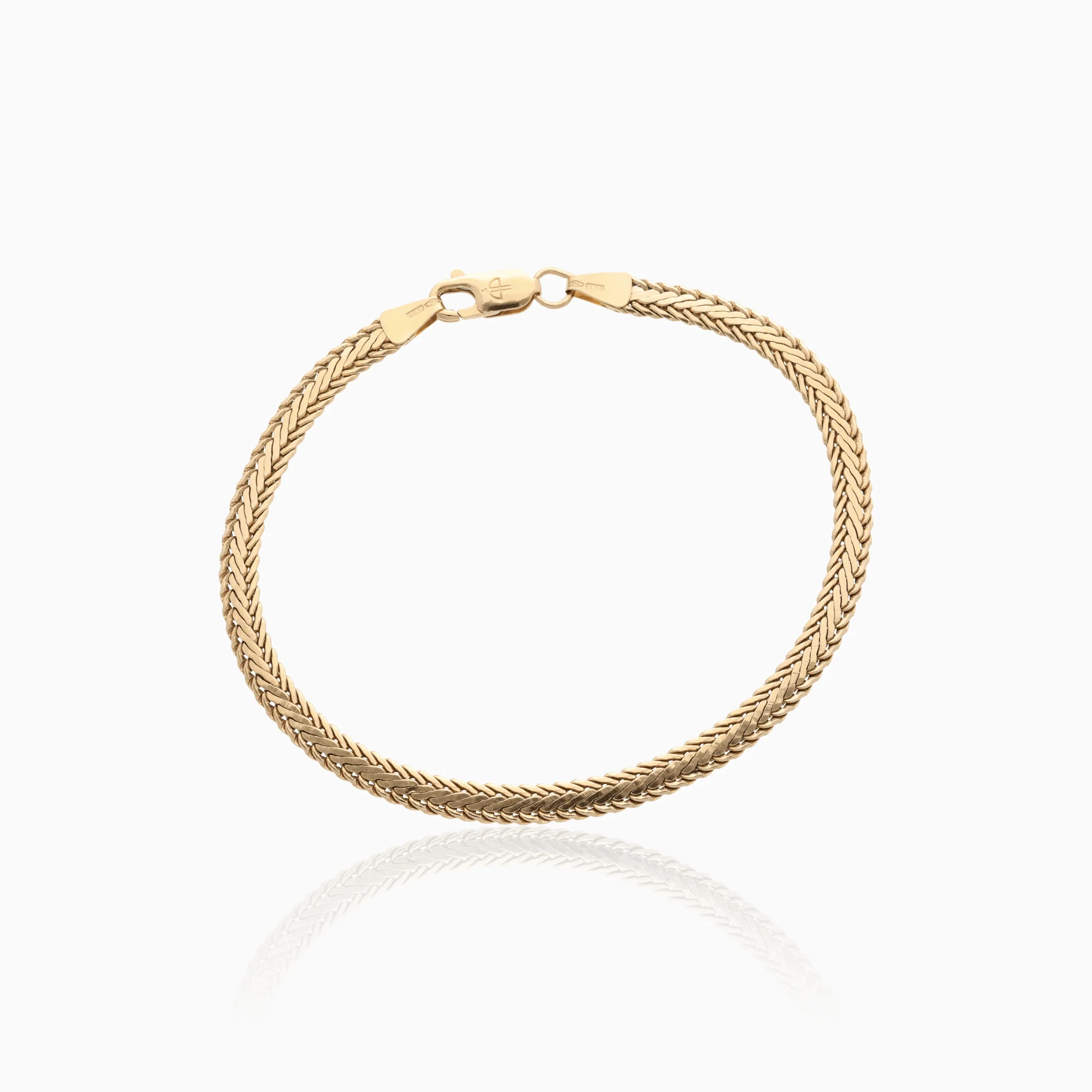 Bracelet fox tail 7.15g 18K gold