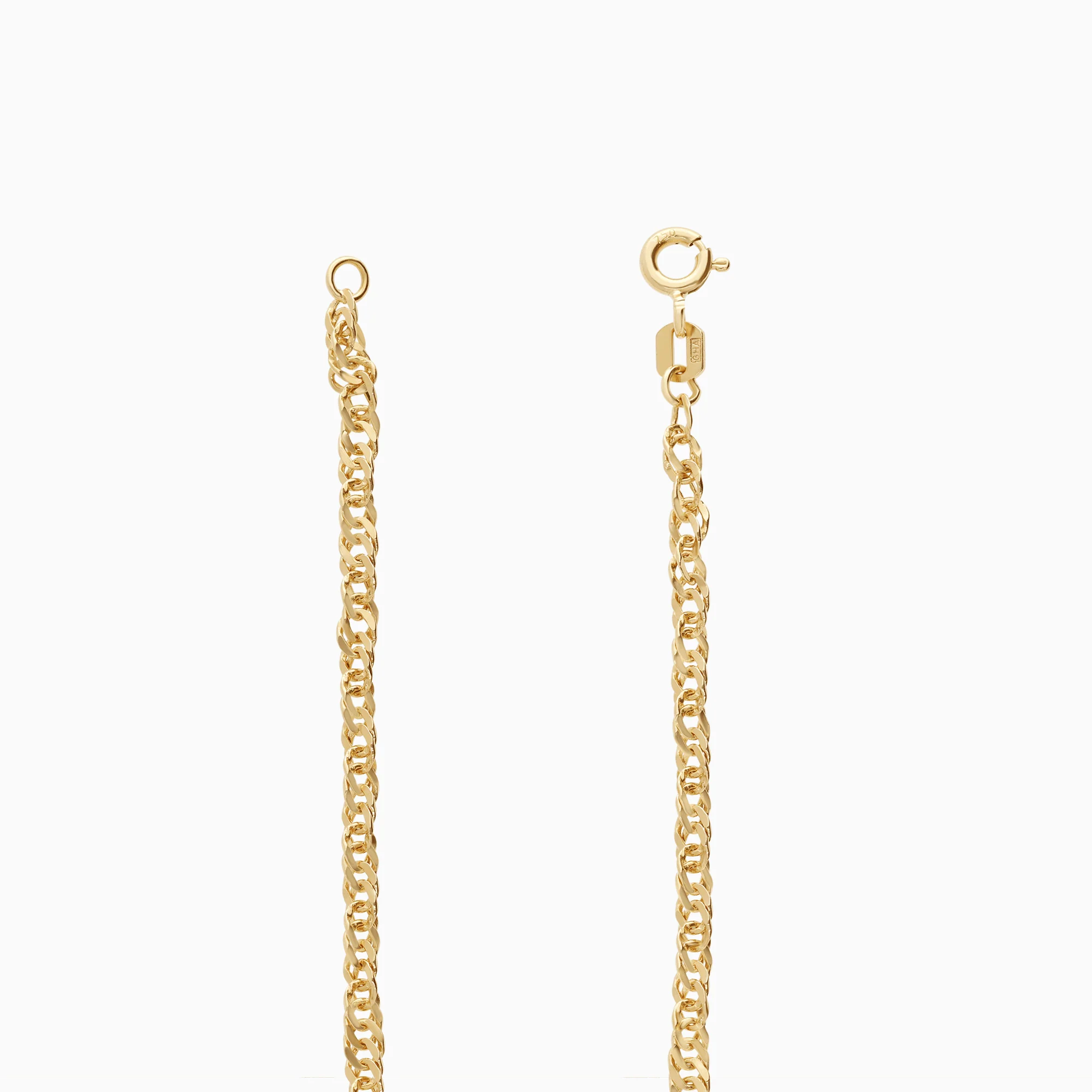 Singapore bracelet 2.70g 18K gold - Image 2