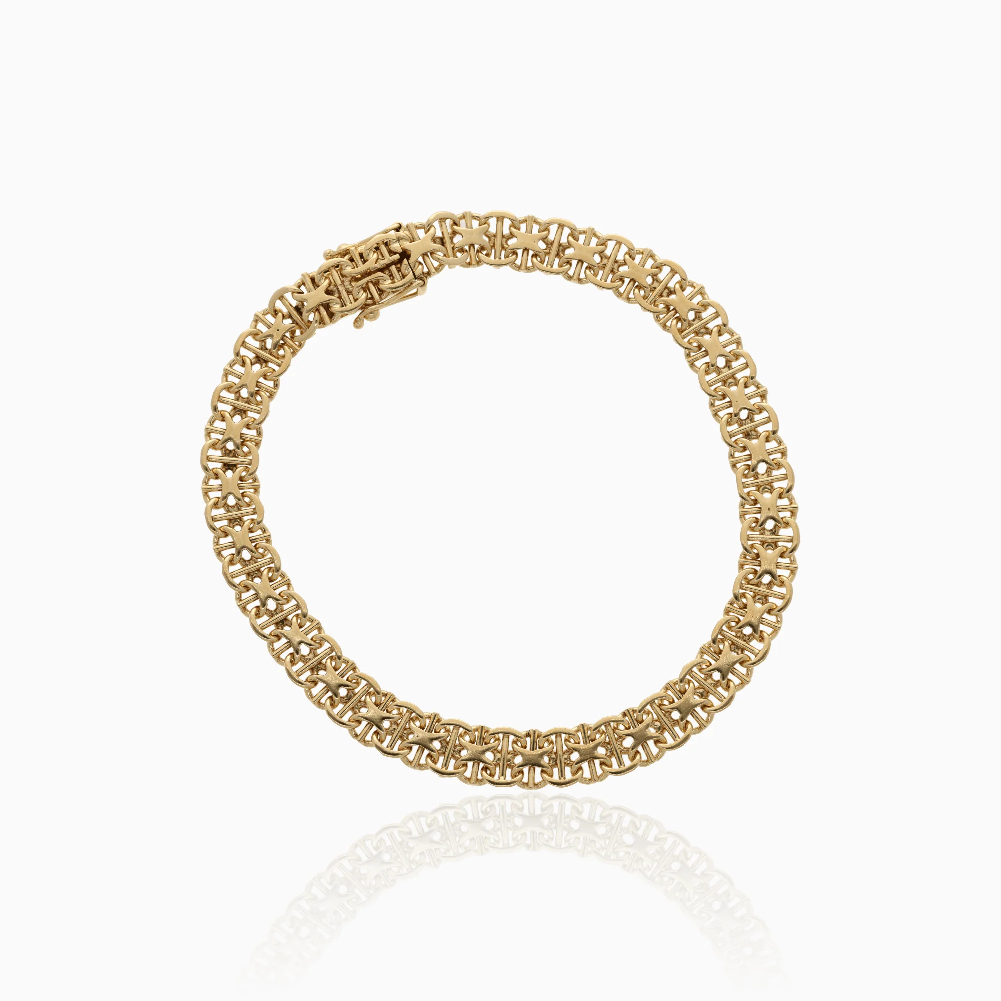 X-link bracelet 14.25g 18K gold