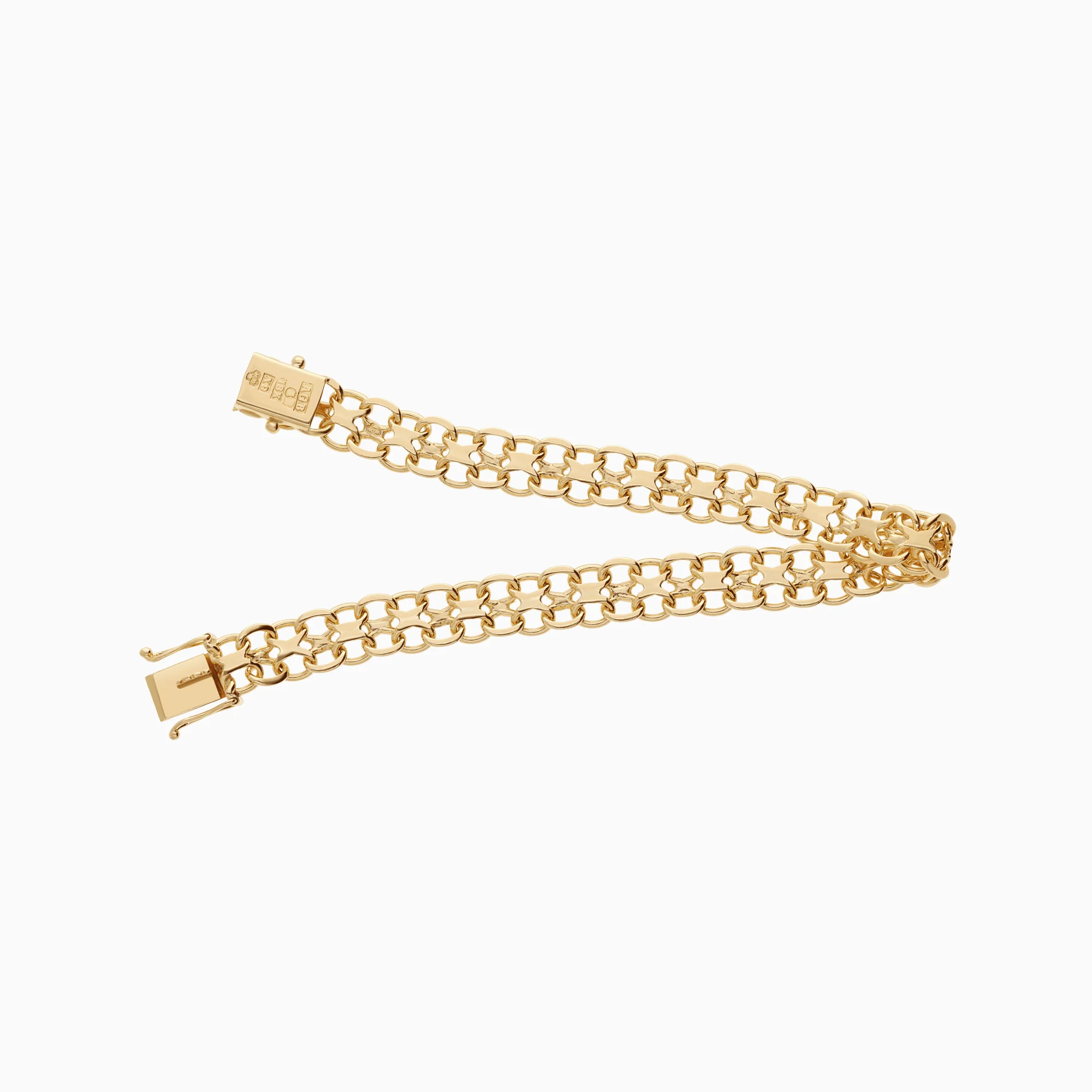 Bracelet x-link 15.05g 18K gold - Image 2