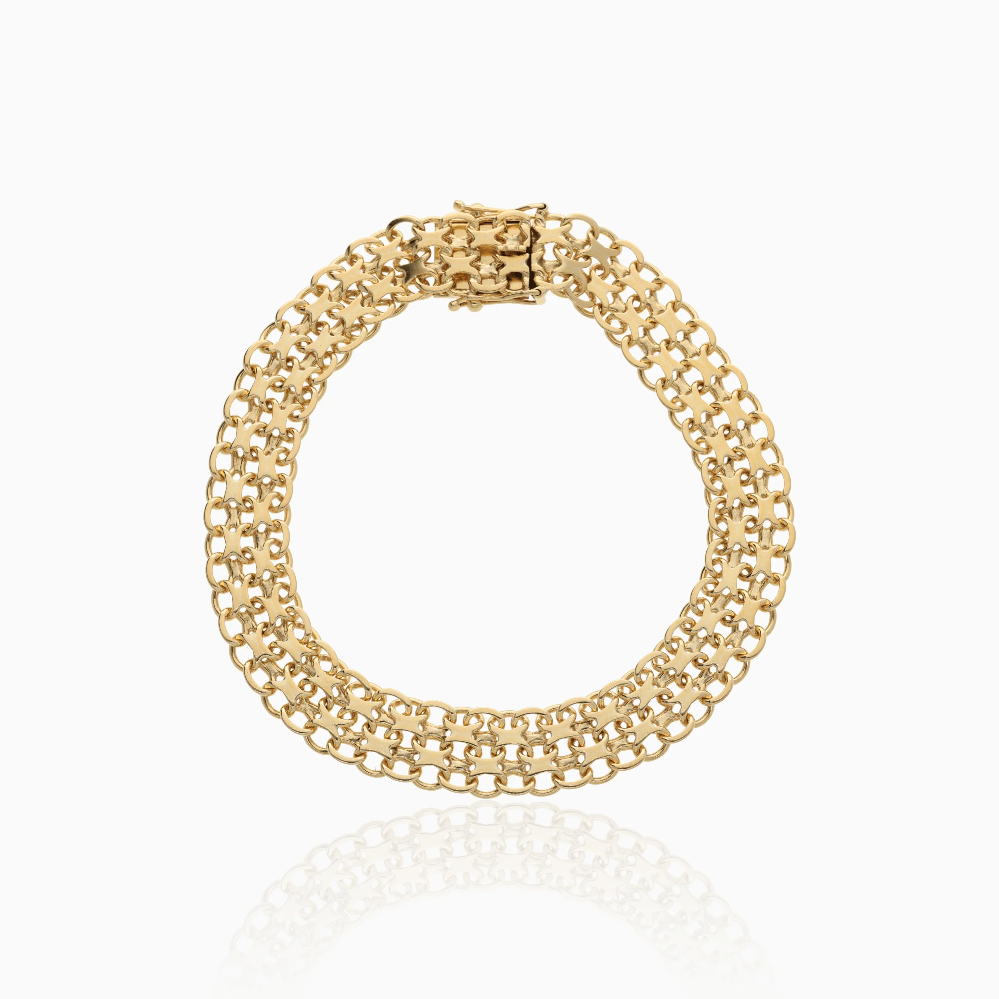X-link bracelet 15.35g 18K gold