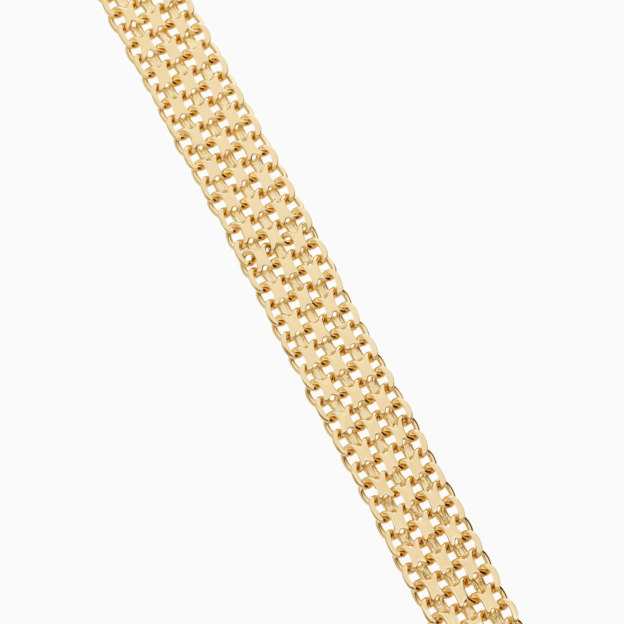 Bracelet x-link 18.90g 18K gold