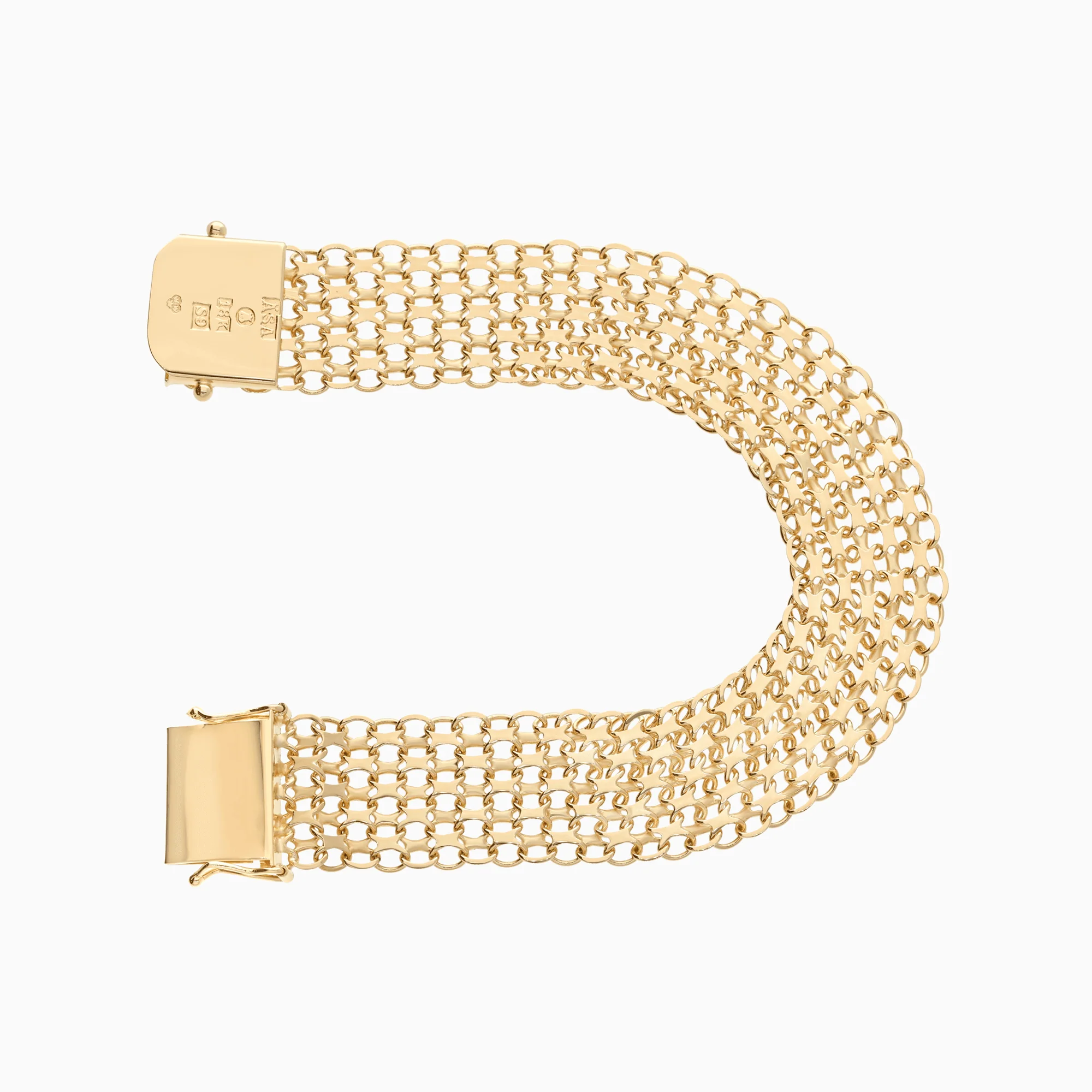X-link bracelet 20.34g 18K gold - Image 2
