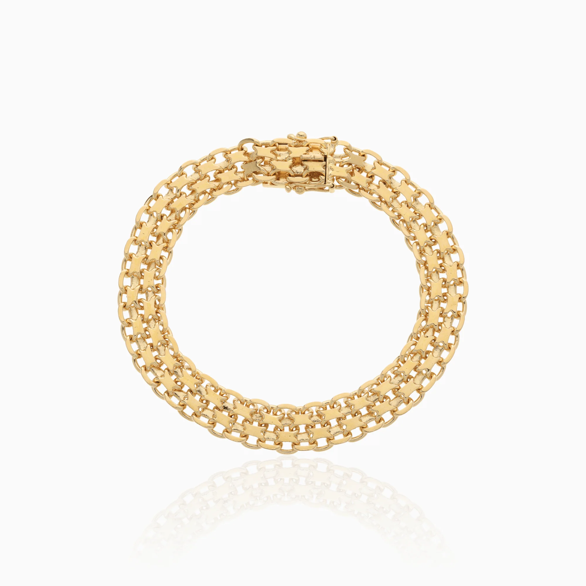 X-link bracelet 20.55g 18K gold