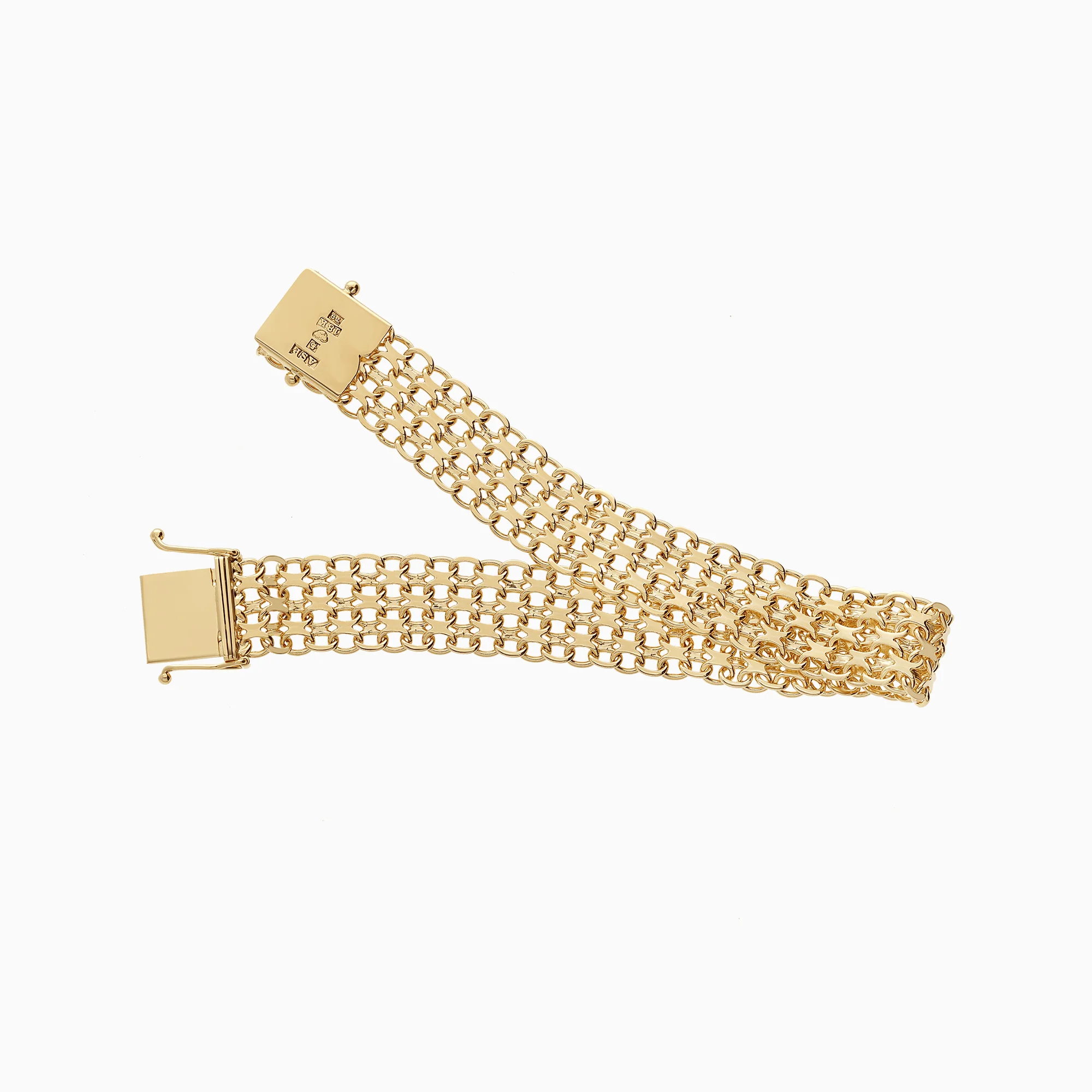X-link bracelet 21.75g 18K gold - Image 2