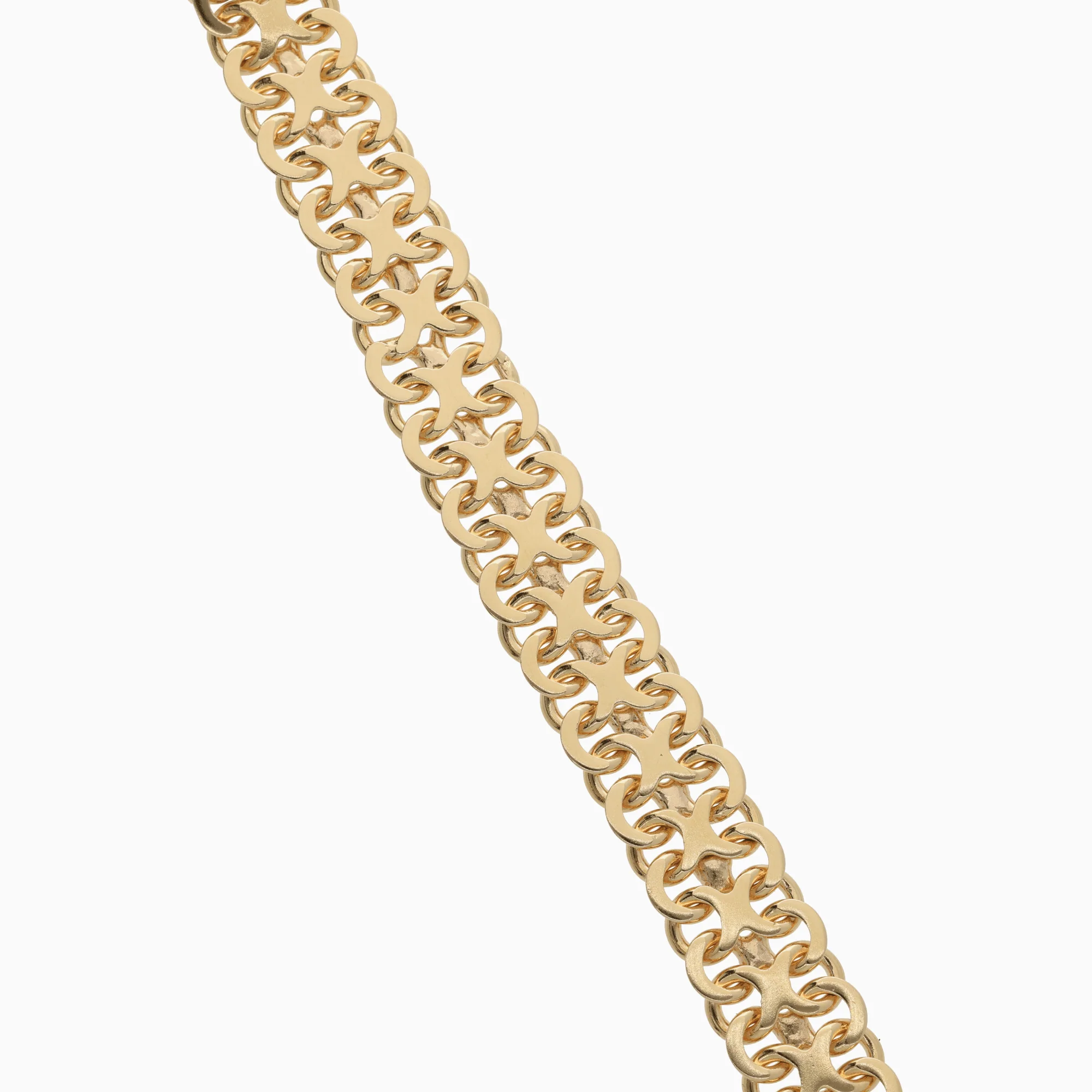 X-Link Bracelet 28.3g 18K Gold