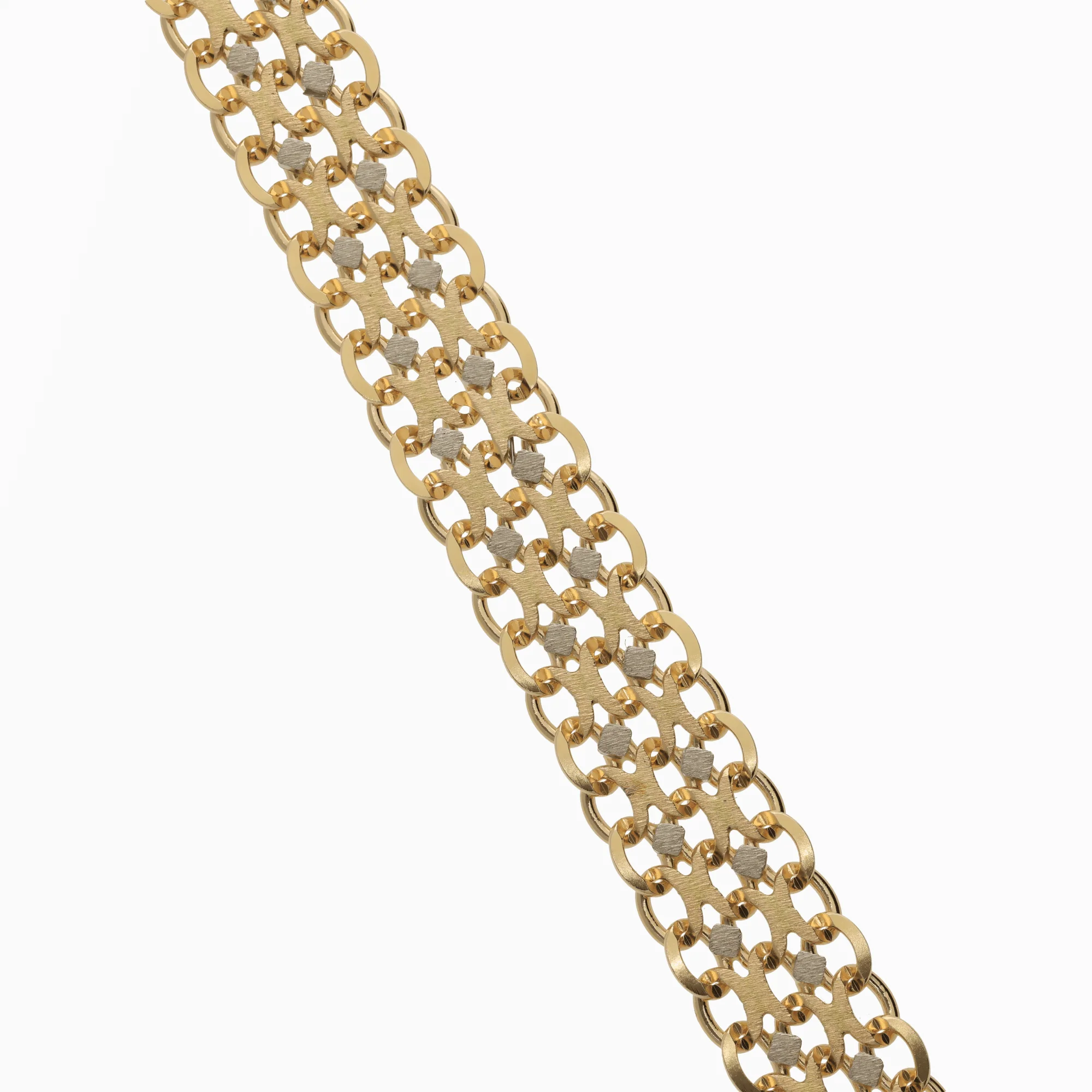 Bracelet X-link 28.42g 18K gold