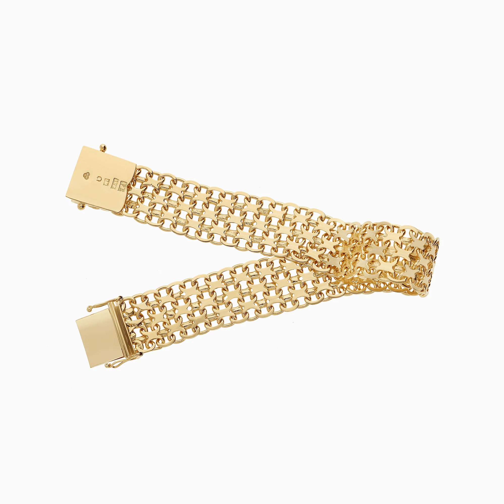 X-Link bracelet 36.28g 18K gold - Image 2