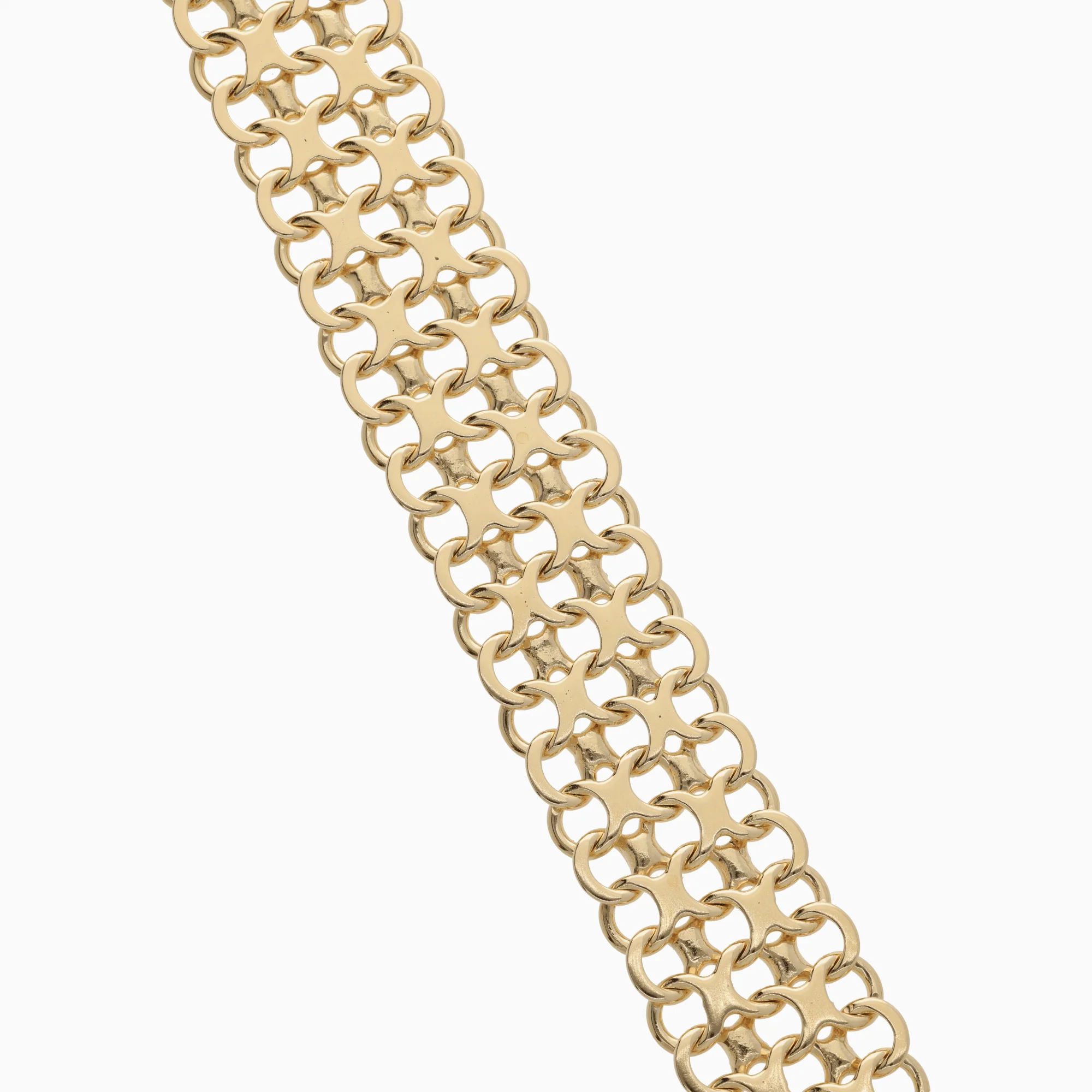 X-link bracelet 39.3g 18K gold