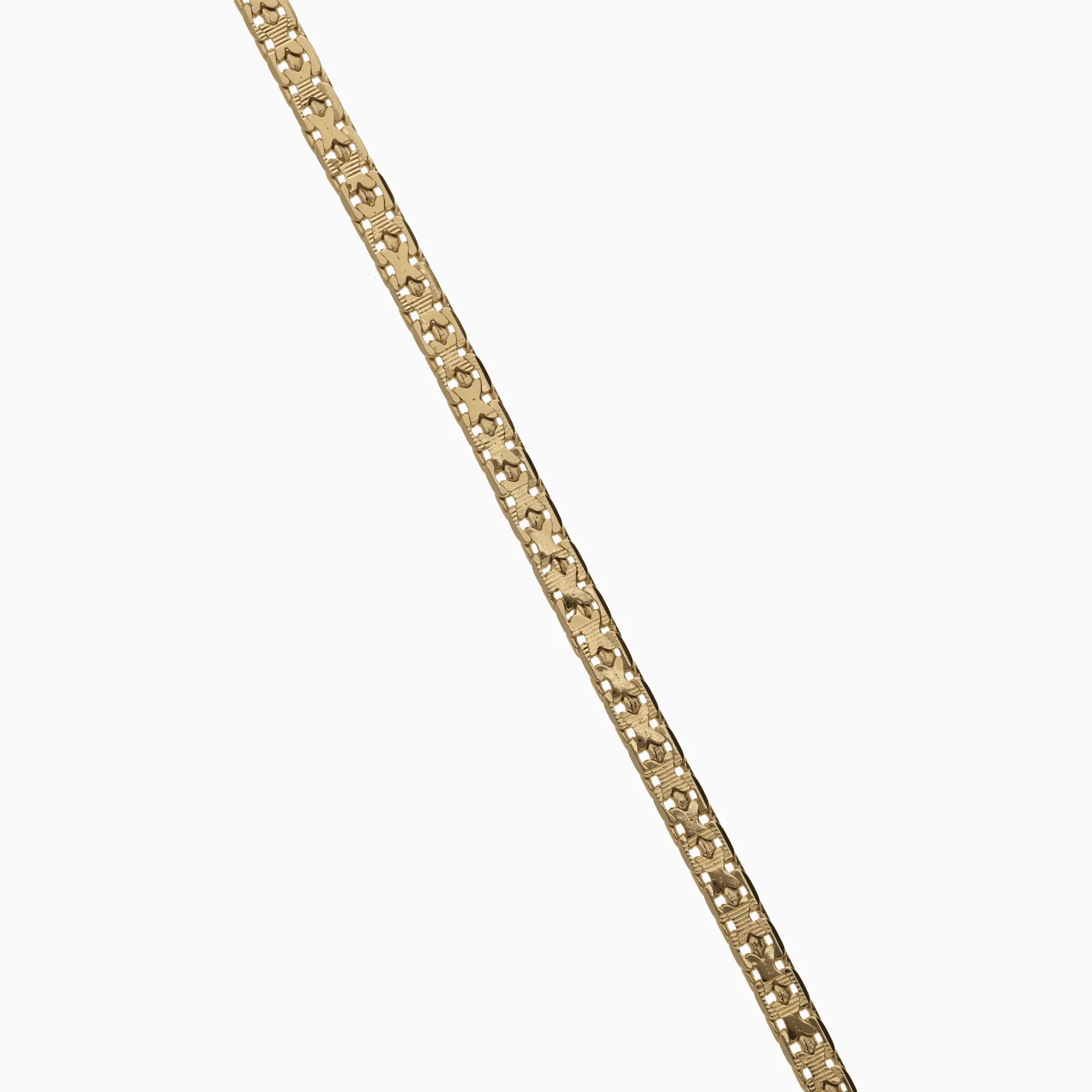 Bracelet x-link 5.32g 18K gold