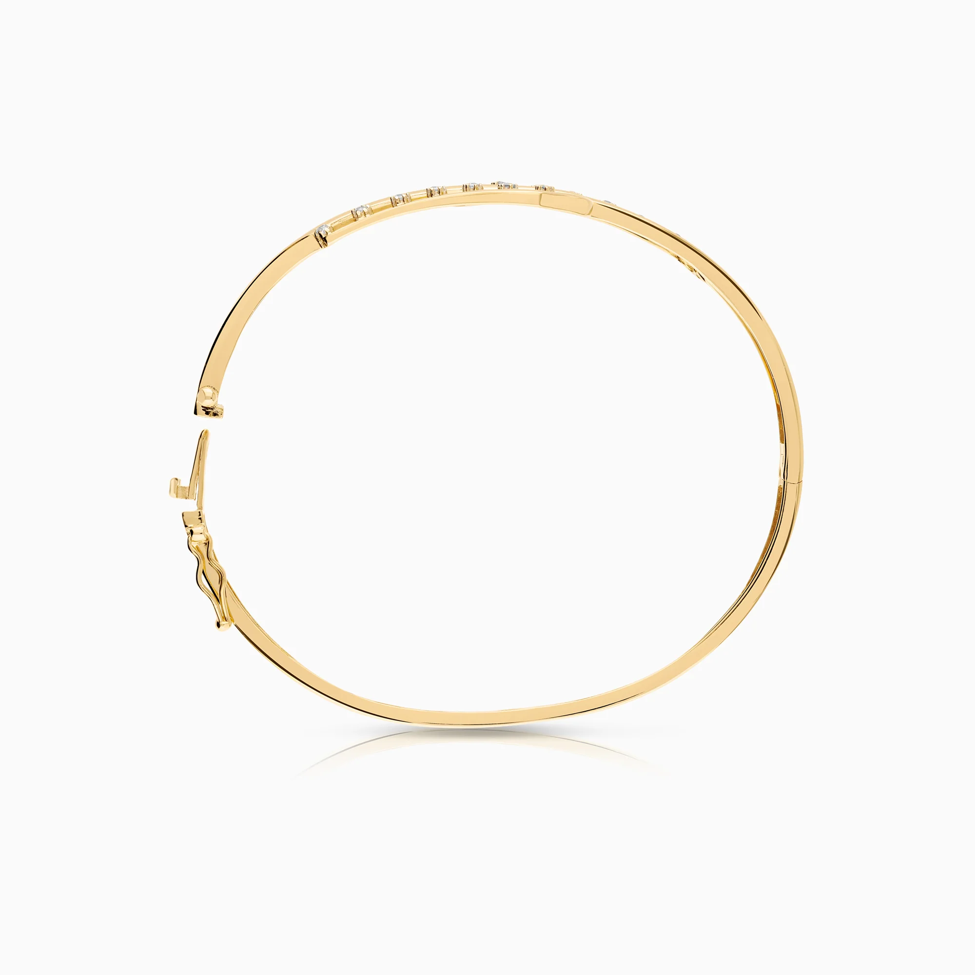 Bangle cubic zirconia 8.17g 18K gold - Image 2