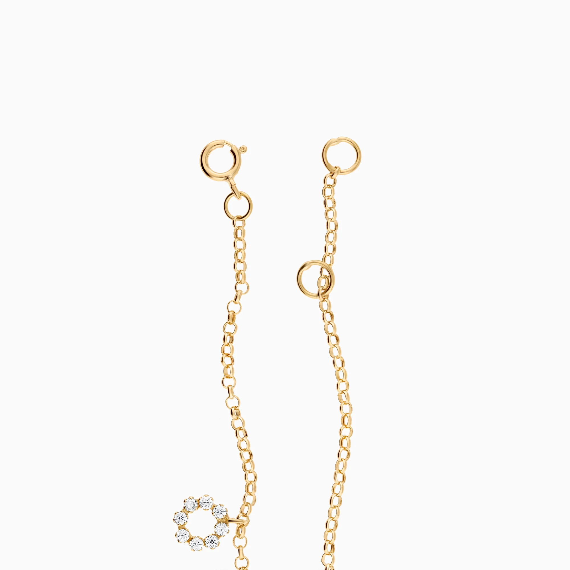 Cable link bracelet 1.20g 18K gold - Image 2
