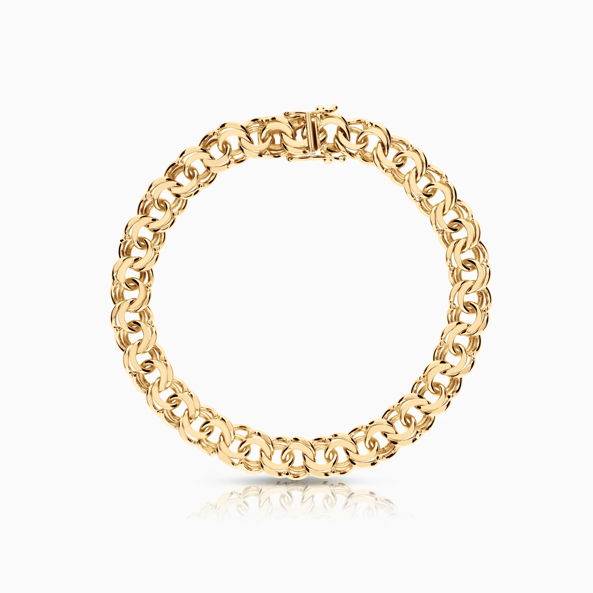Bismarck bracelet 26.39g 18K gold