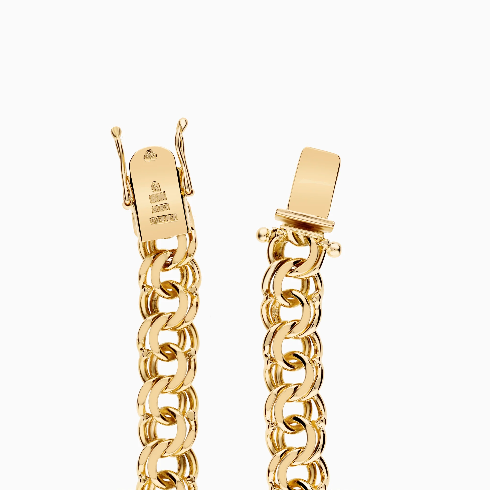 Bismarck bracelet 26.39g 18K gold - Image 2