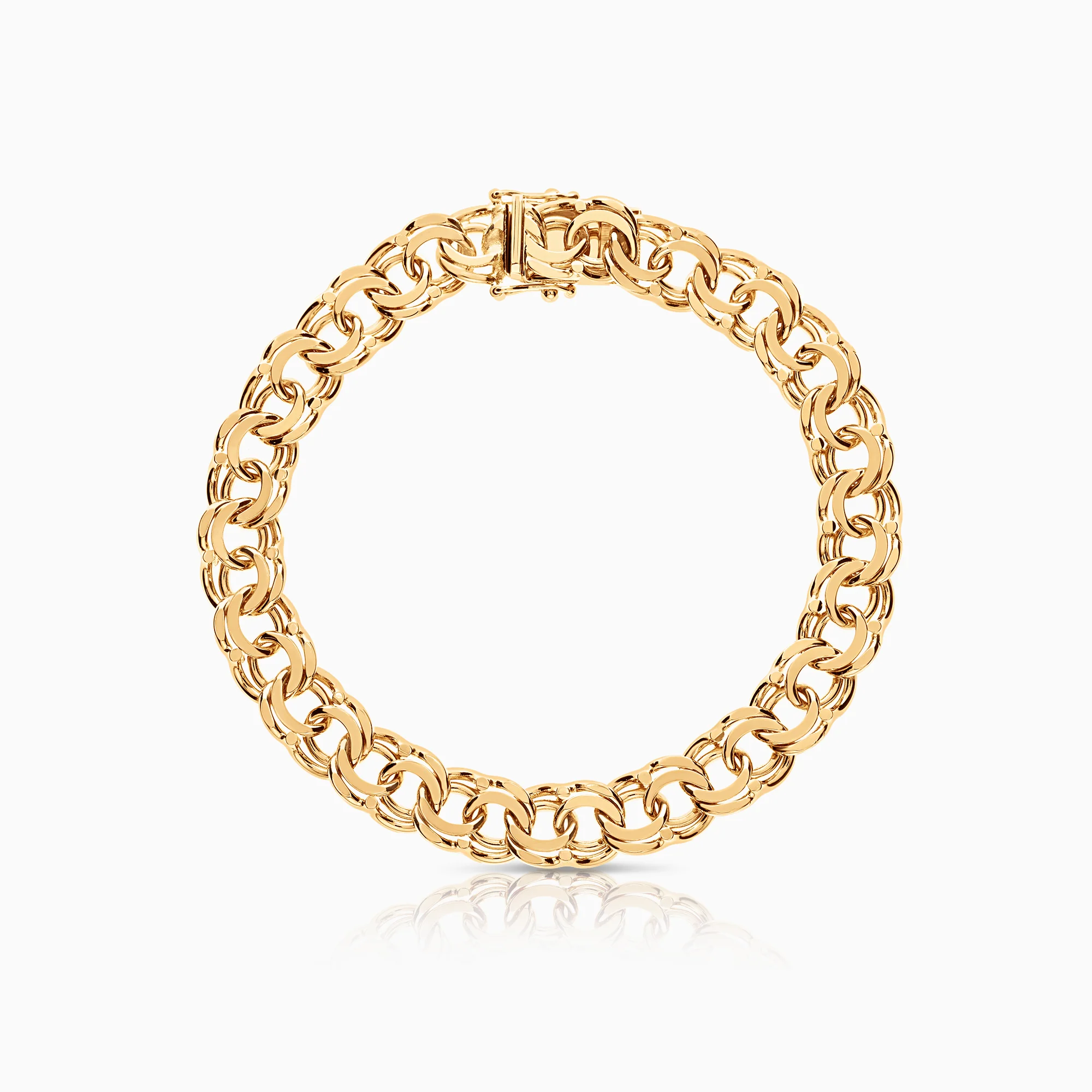 Bismarck bracelet 27.66g 18K gold