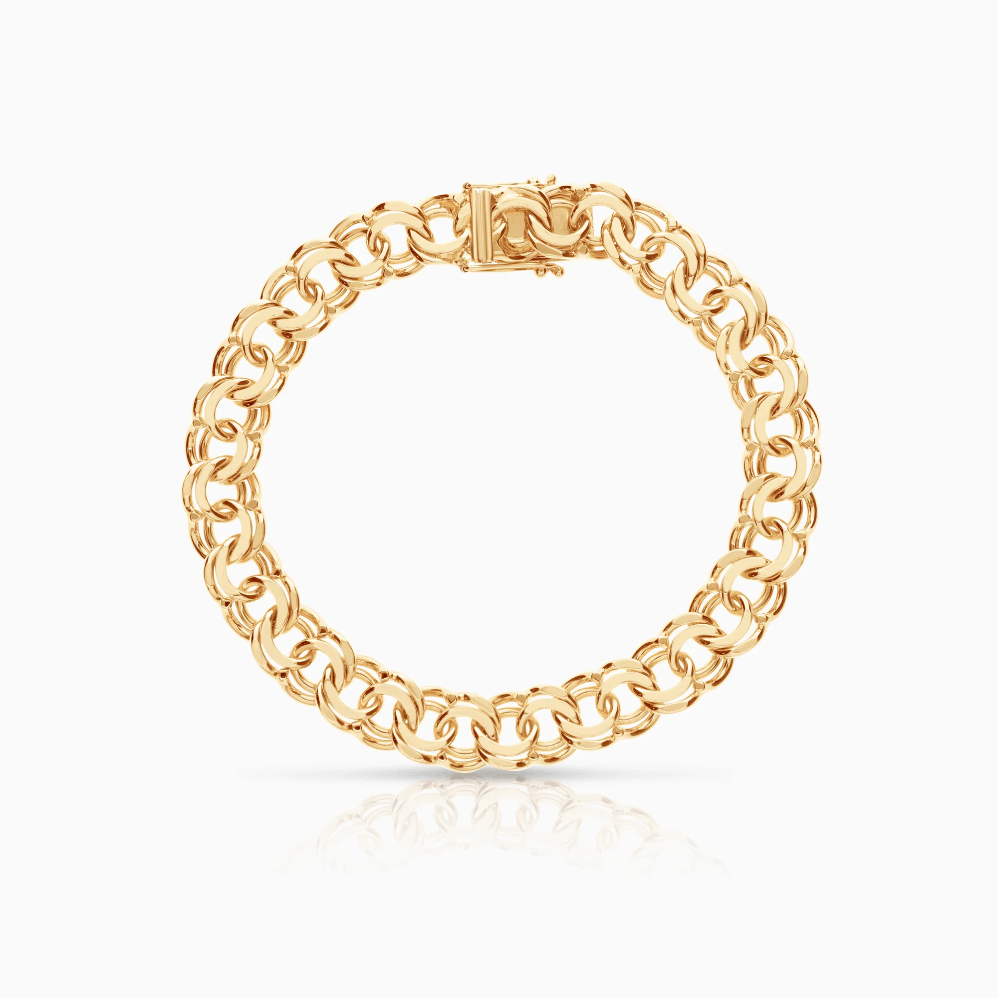 Bismarck bracelet 28.05g 18K gold