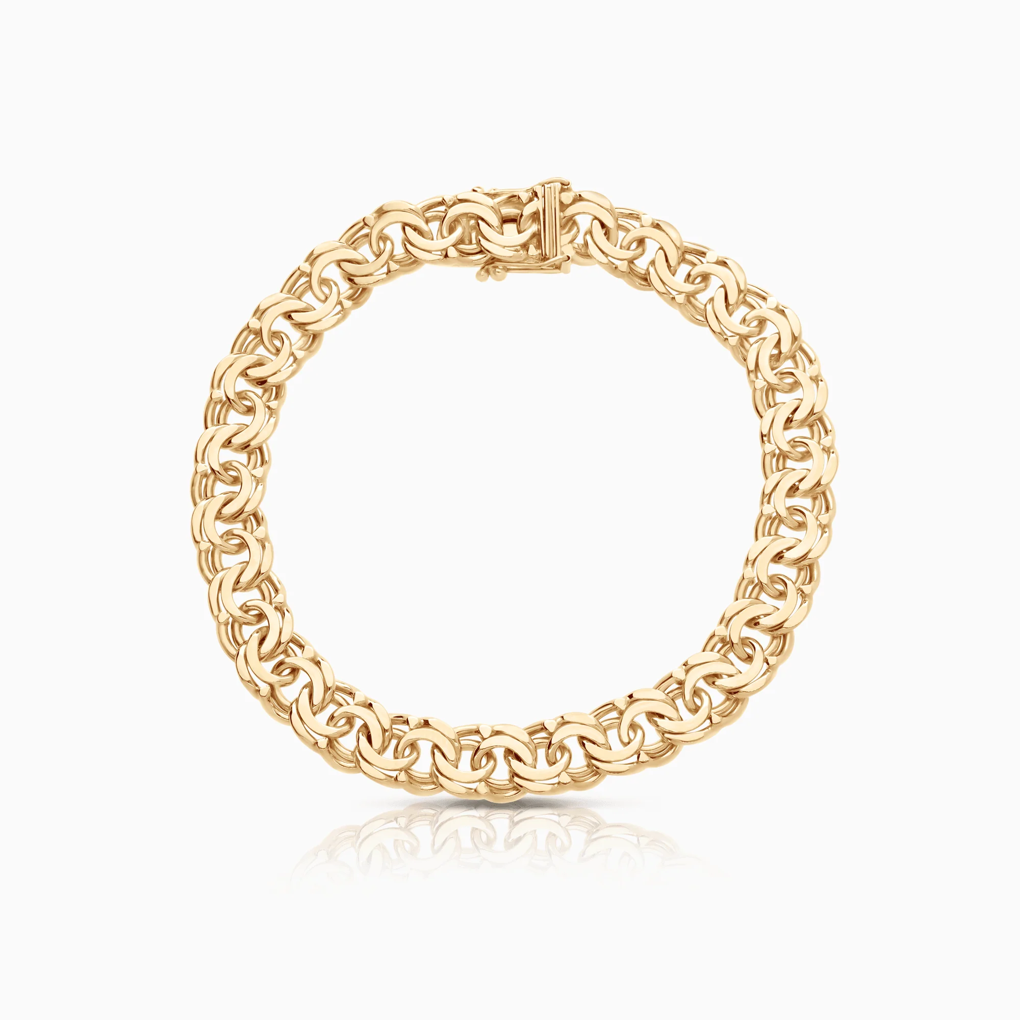 Bismarck bracelet 28.40g 18K gold