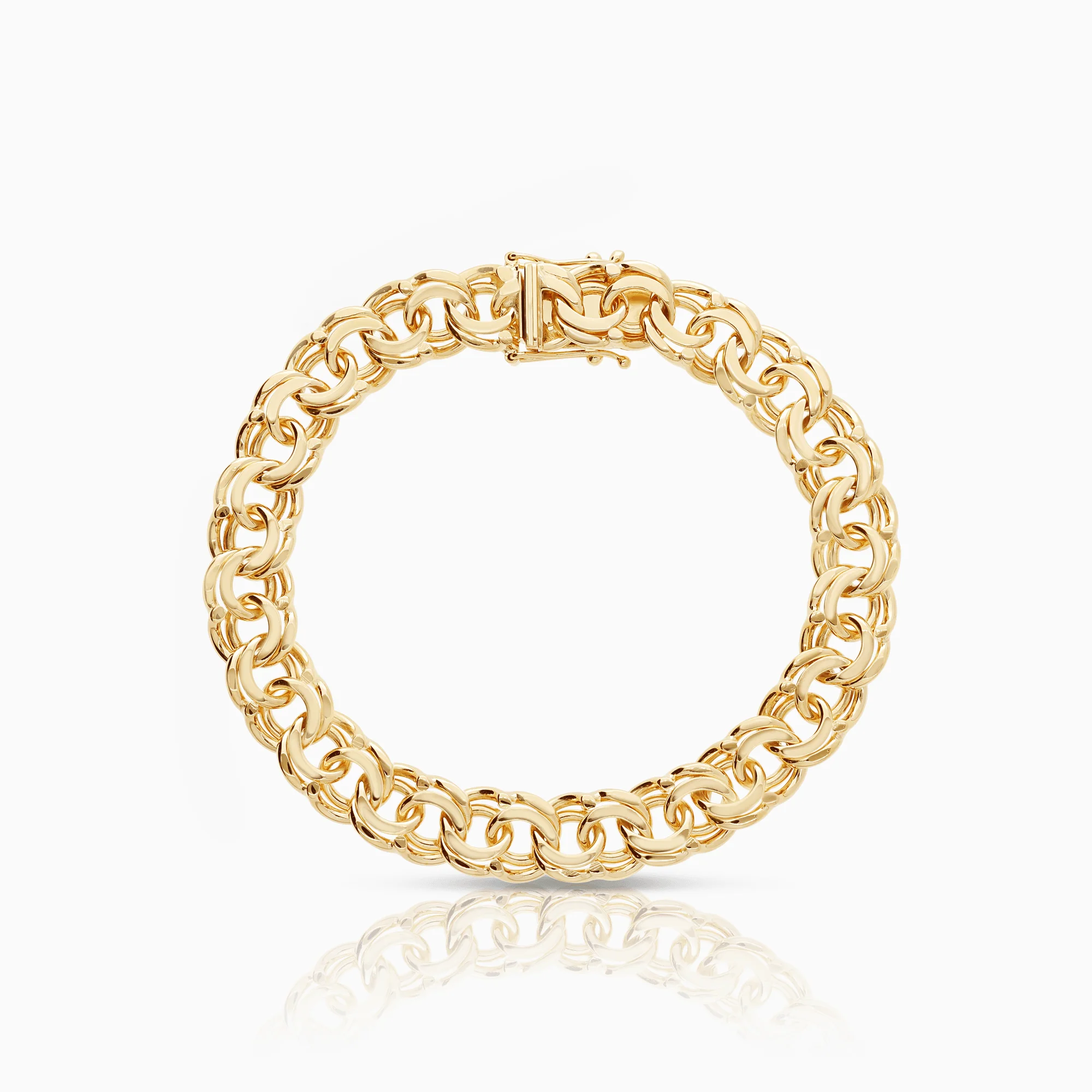 Bismarck bracelet 34.08g 18K gold