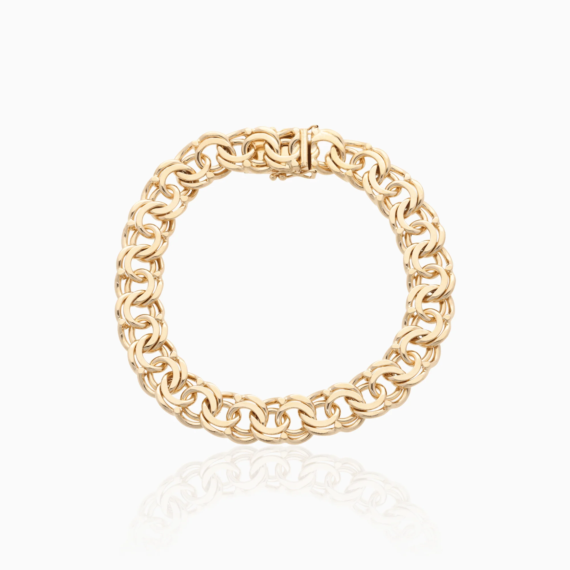 Bismarck bracelet 34.85g 18K gold