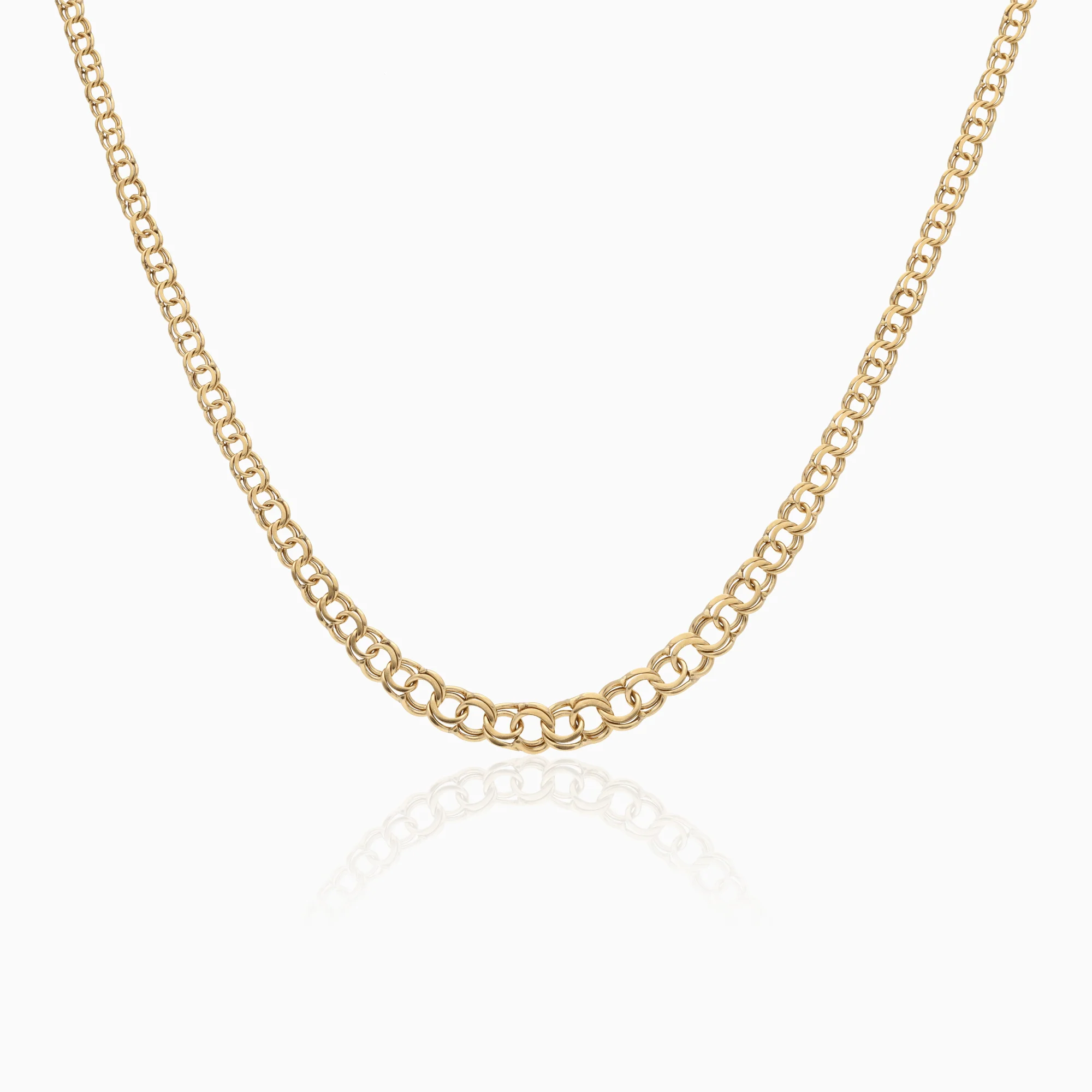 Bismarck graduated necklace 7.85g 18K