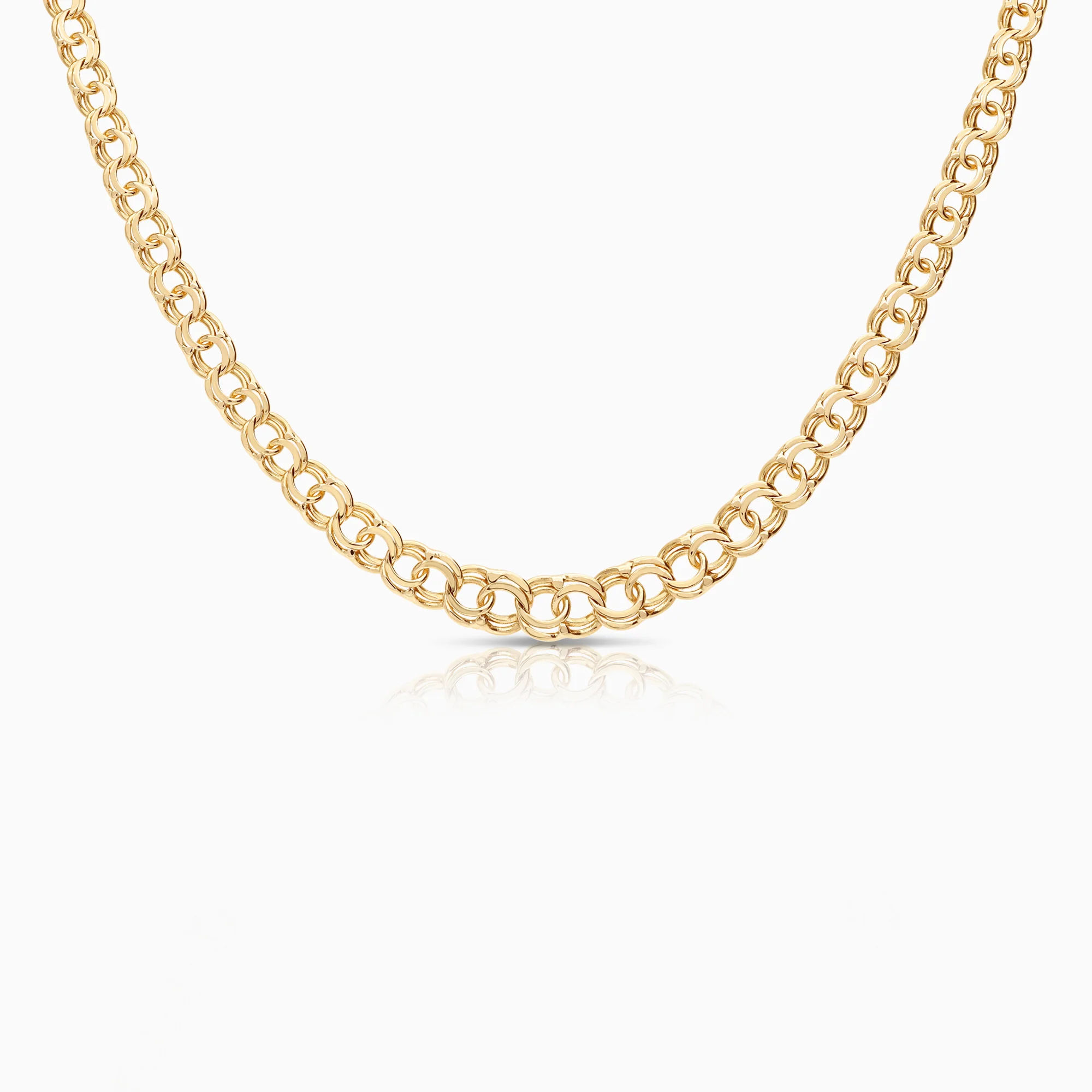 Bismarck necklace 11.66g 18K gold.