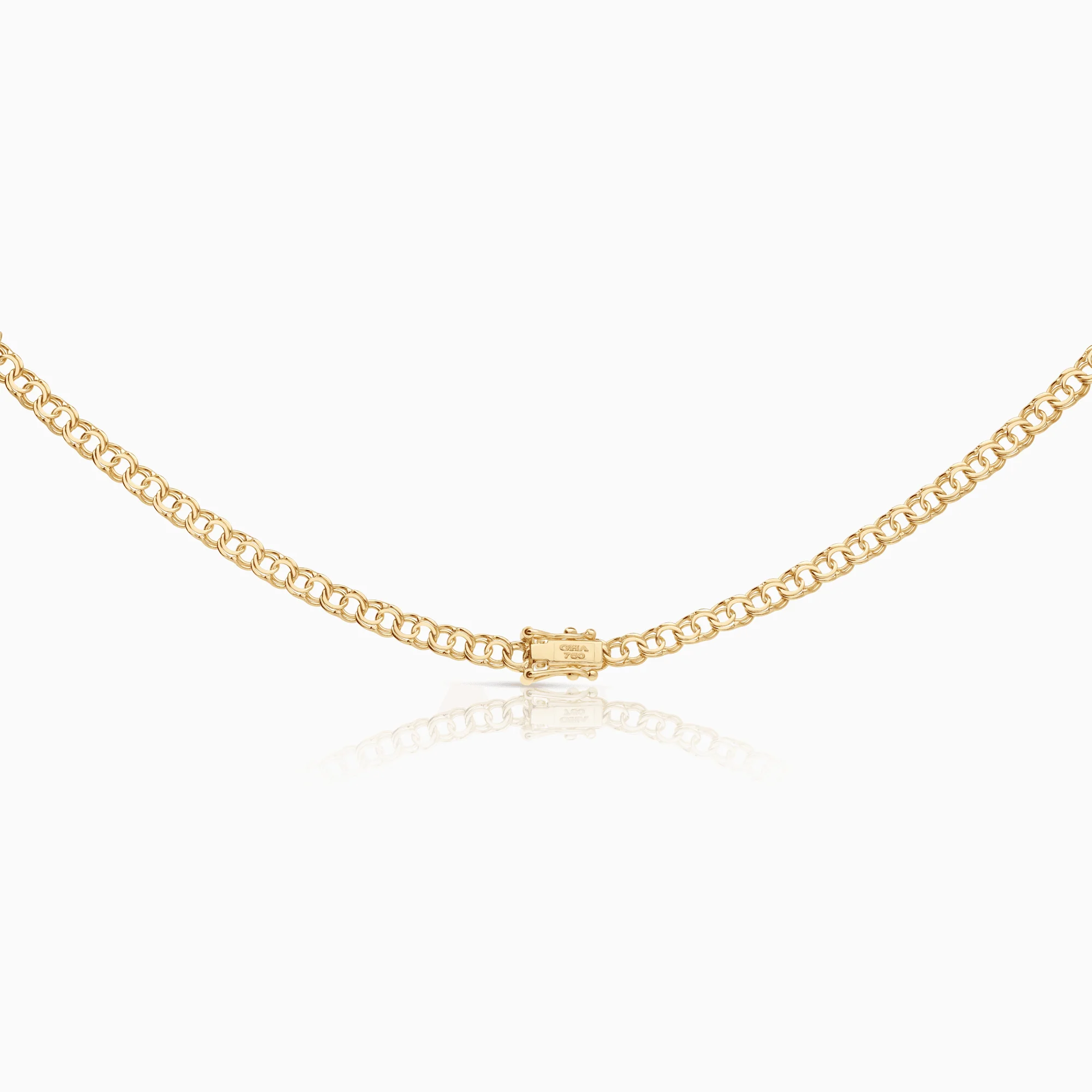 Bismarck necklace 12.90g 18K gold - Image 2
