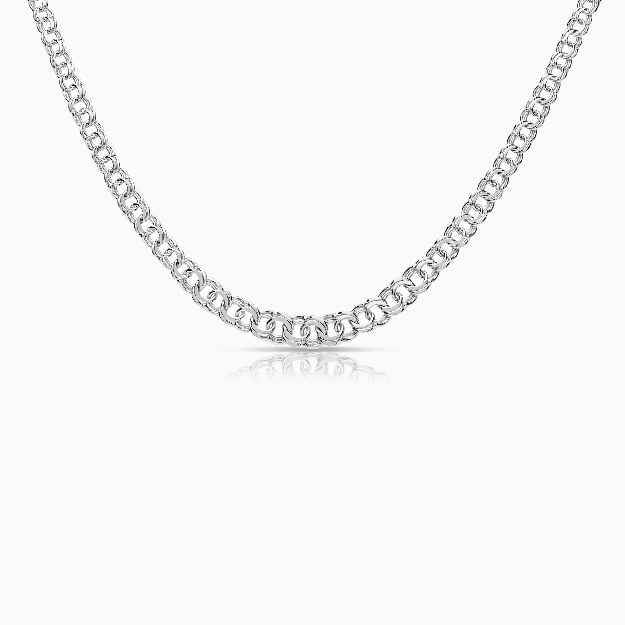 Bismarck necklace 15.15g 18K white gold
