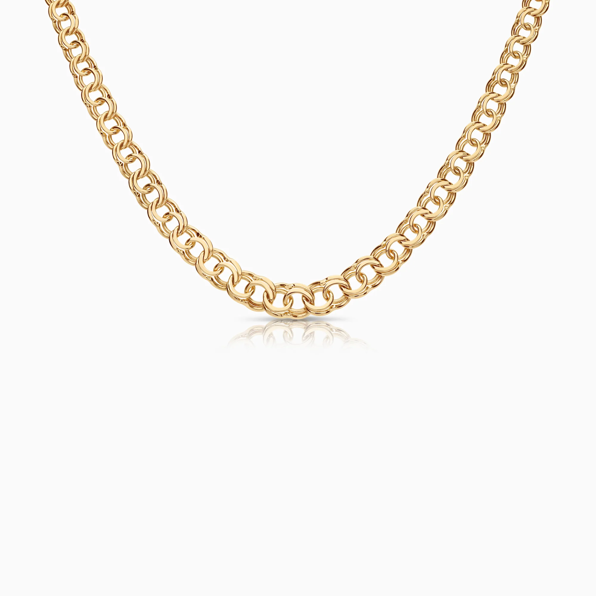 Bismarck necklace 16.25g 18K gold