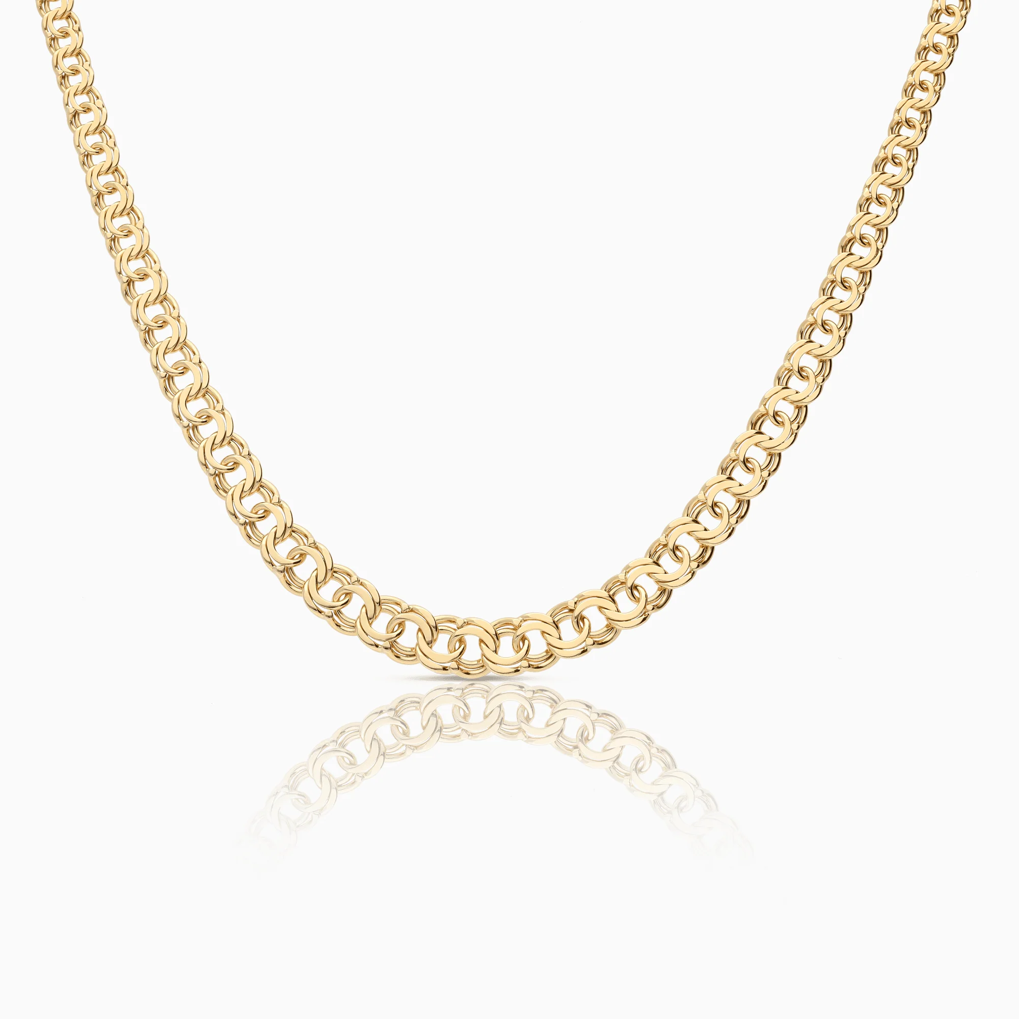 Bismarck necklace 22.18g 18K gold