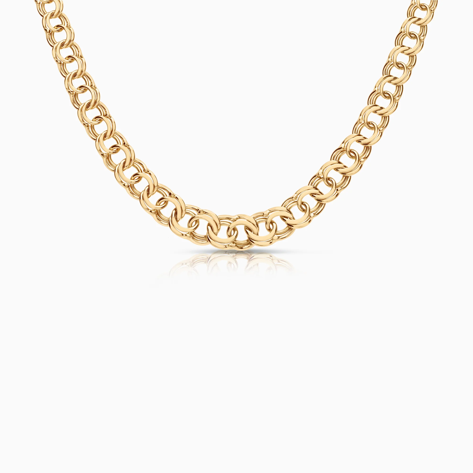 Bismarck necklace 26.04g 18K gold