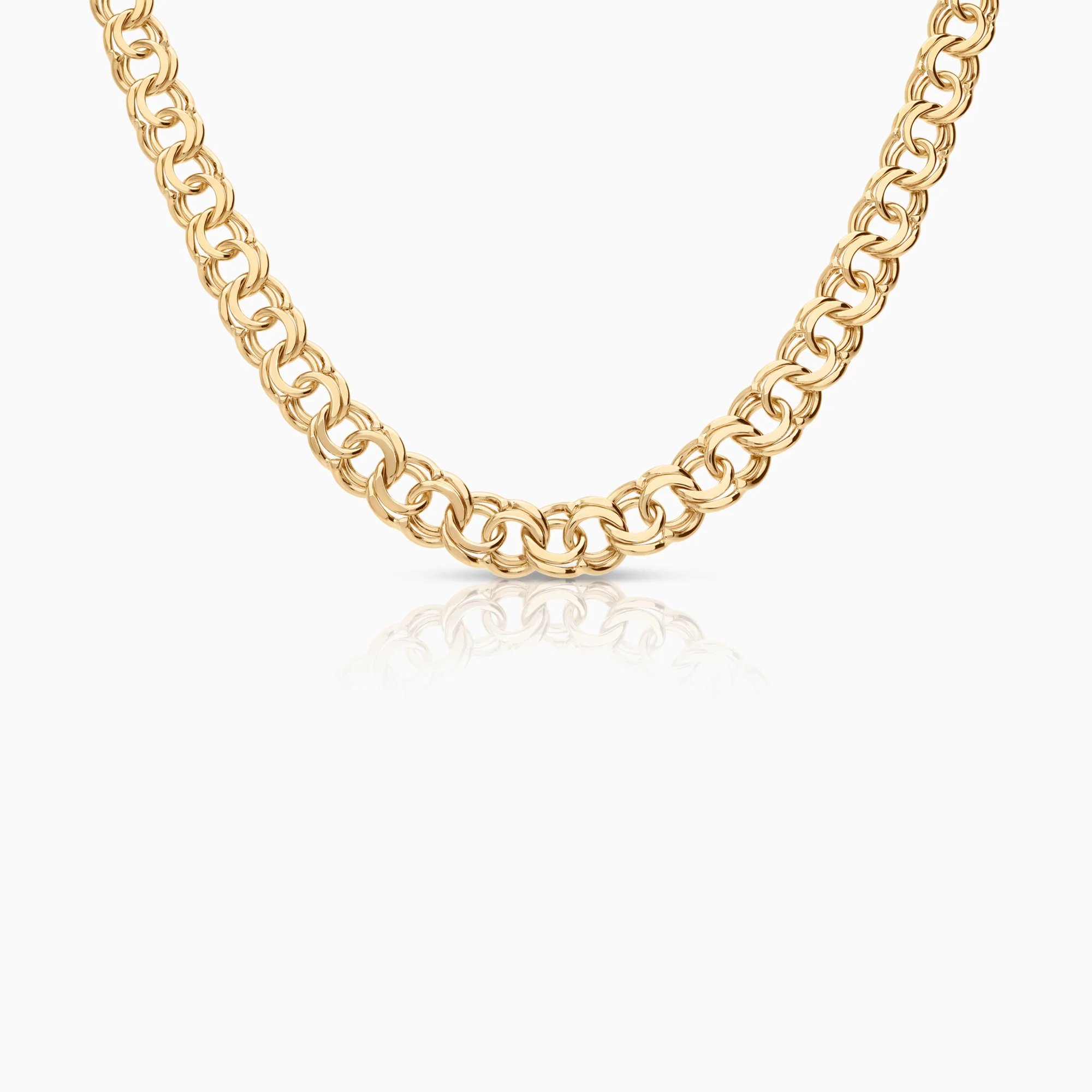 Bismarck necklace 28.25g 18K gold
