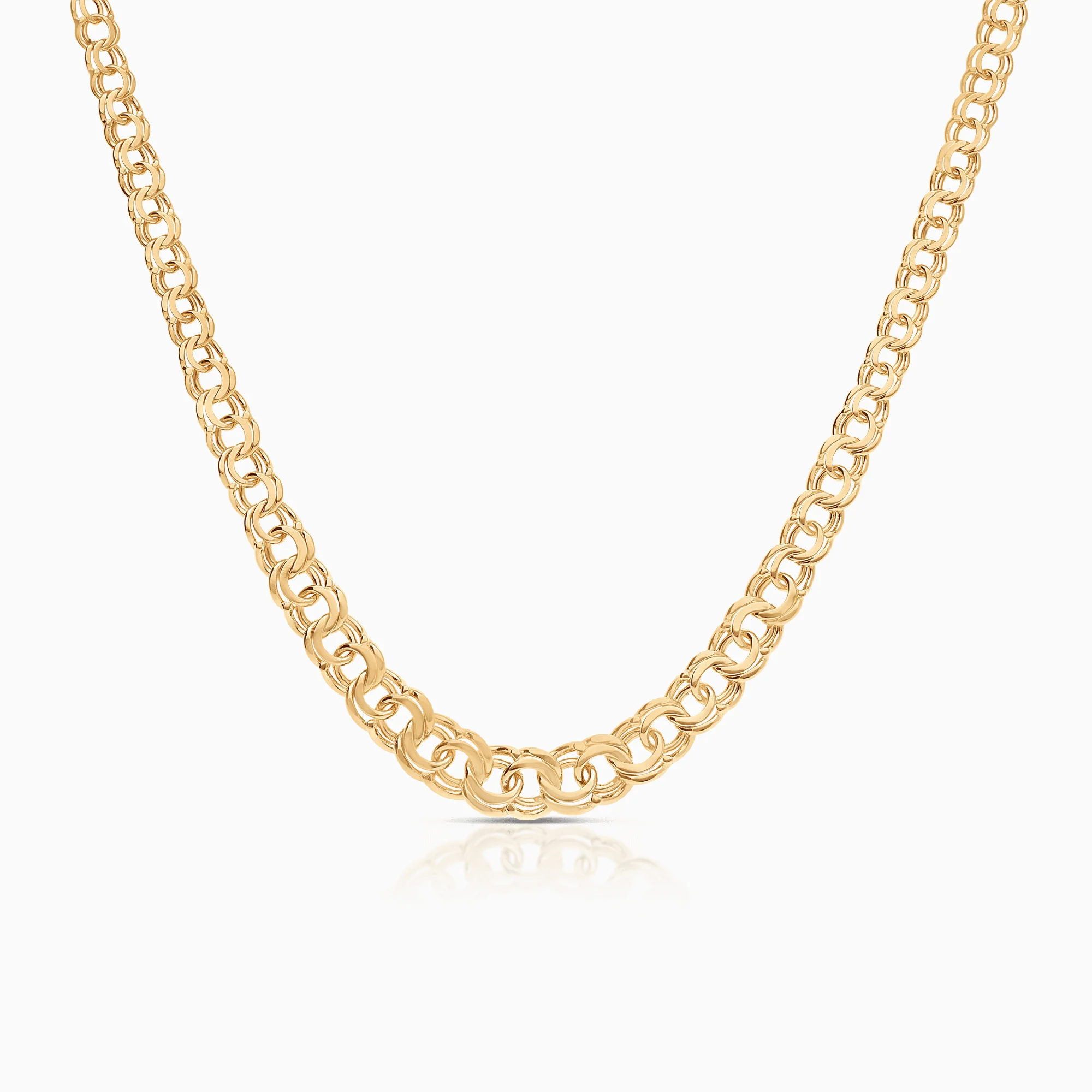 Bismarck necklace 28.82g 18K gold