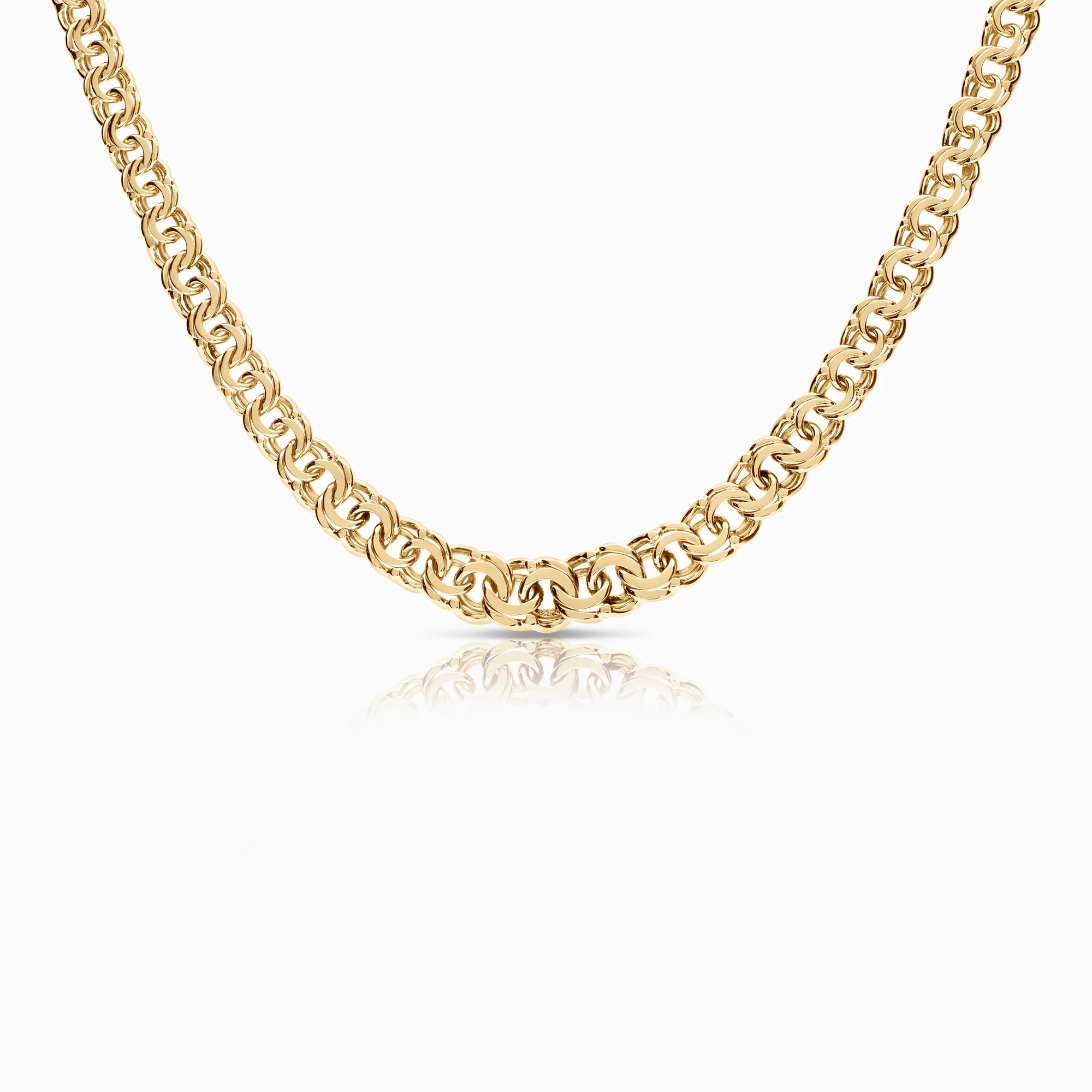 Bismarck necklace 29.73g 18K gold