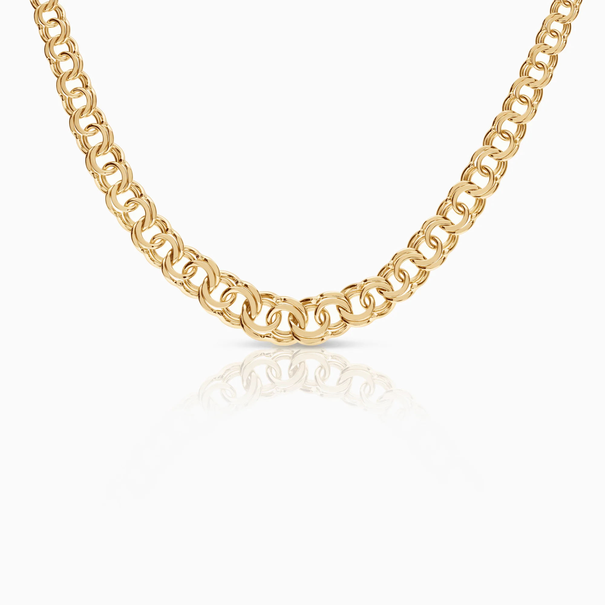 Bismarck necklace 30.24g 18K gold