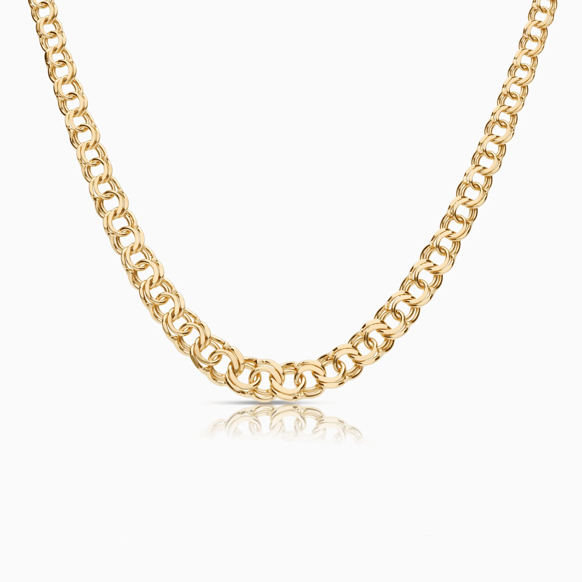 Bismarck necklace 31.18g 18K gold