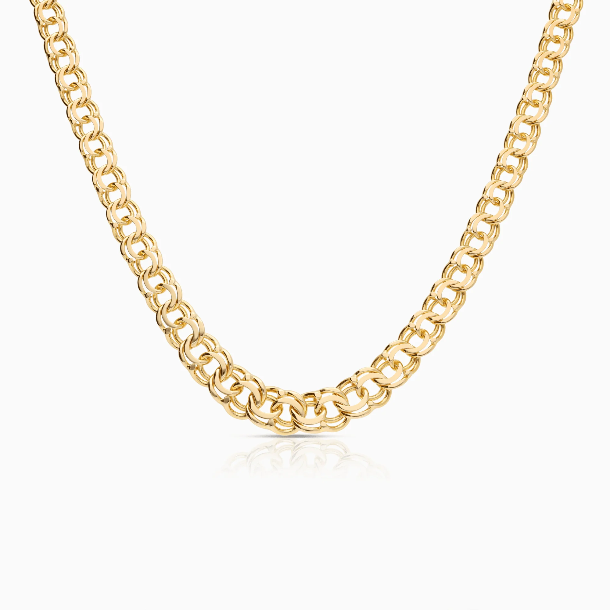 Bismarck necklace 36.60g 18K gold
