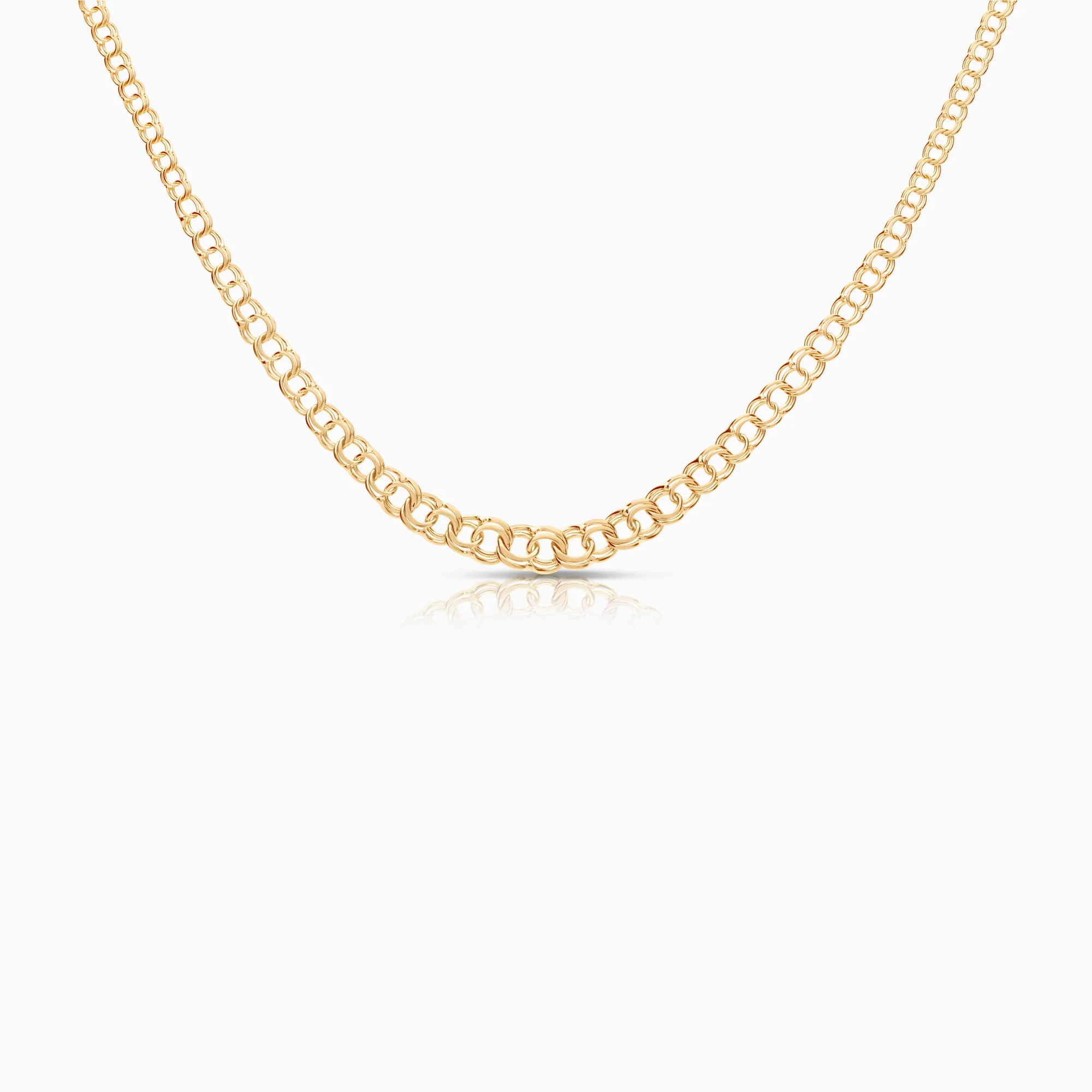 Bismarck necklace 4.06g 18K gold
