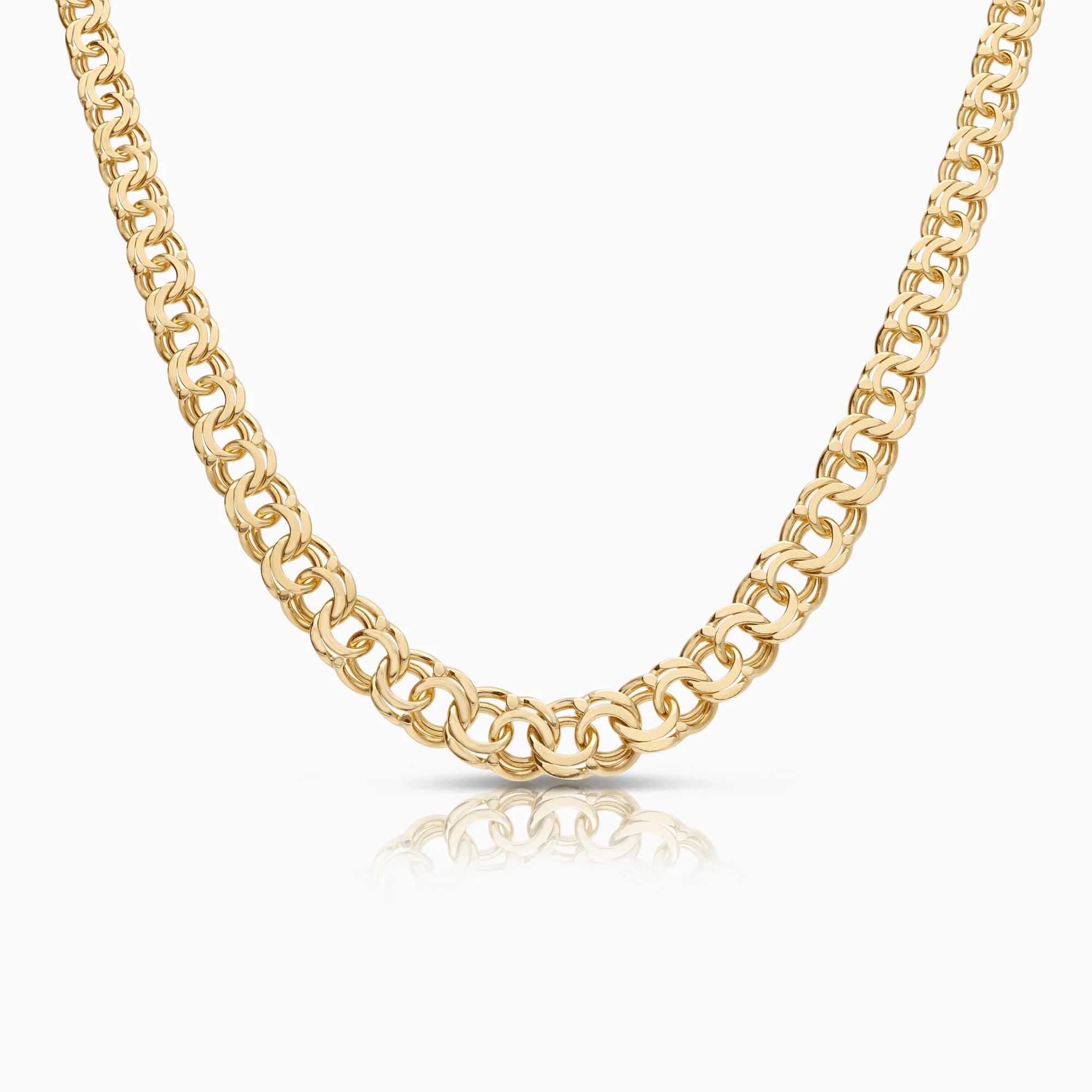 Bismarck necklace 40.53g 18K gold