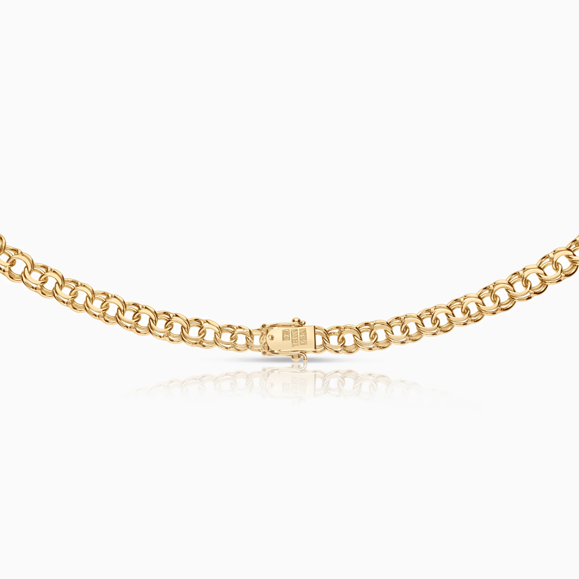 Bismarck necklace 51.42g 18K gold - Image 2