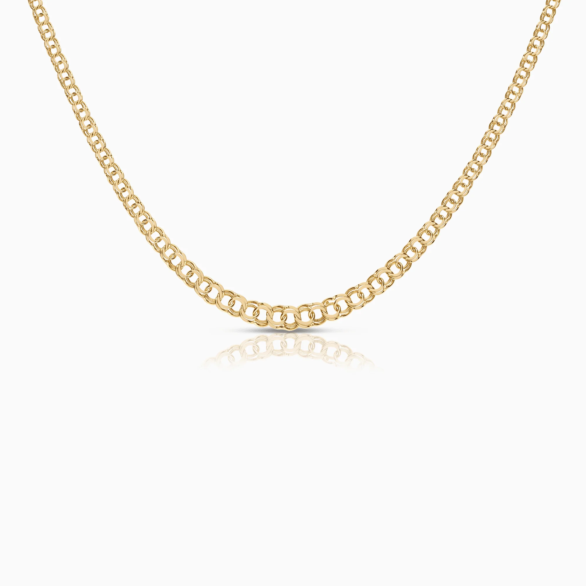 Bismarck necklace, 8.15g, 18K gold