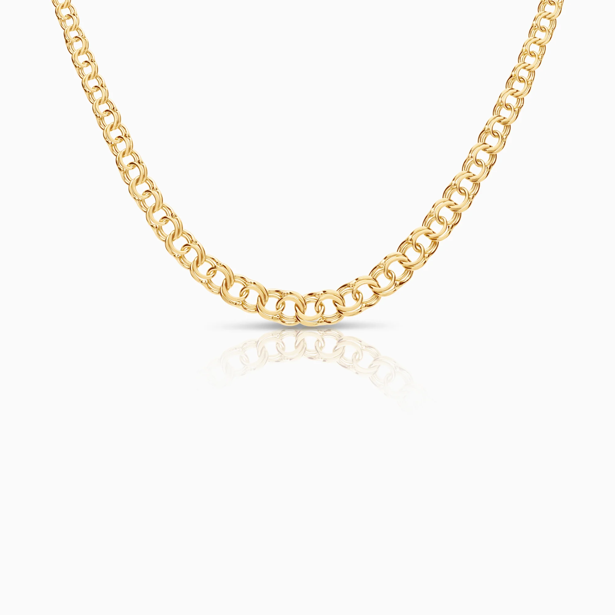 Bismarck necklace 9.92g 18K gold