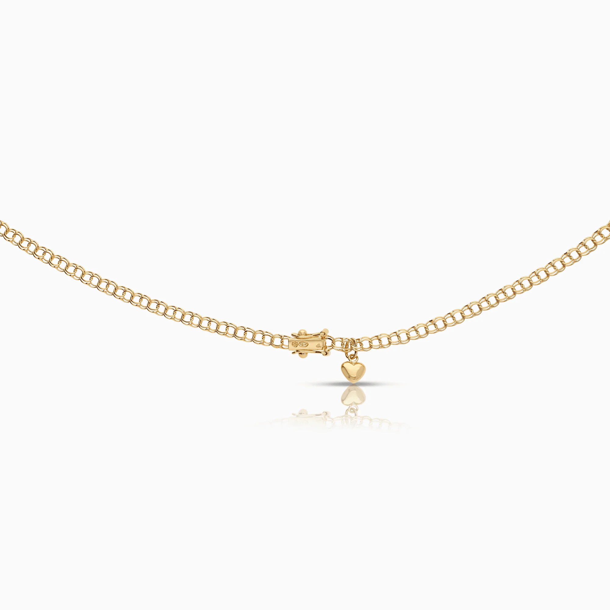 Bismarck necklace with cubic 6.22g 18K gold - Image 2