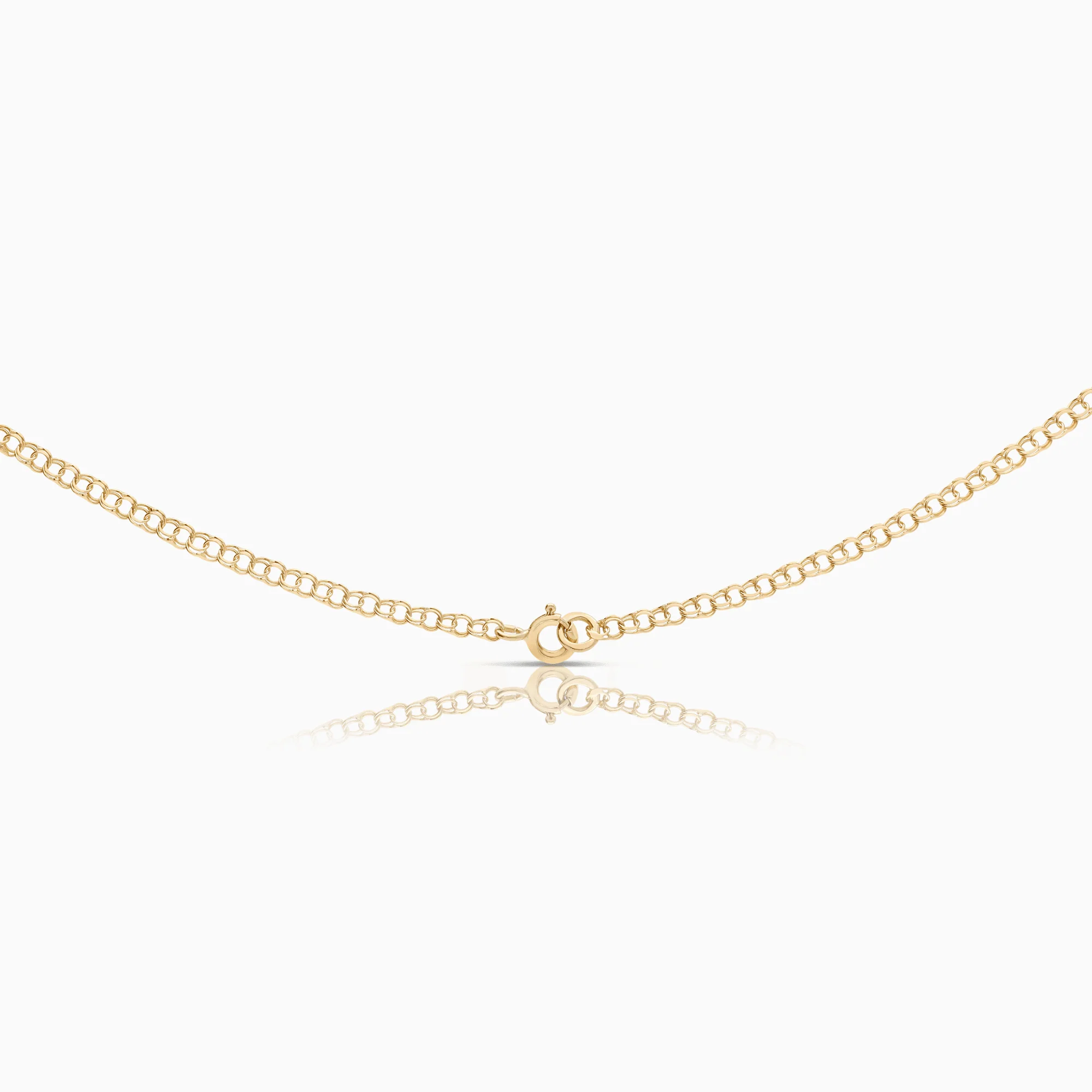 Bismarck necklace with heart pendant diamonds 0.15ct 18K gold - Image 2