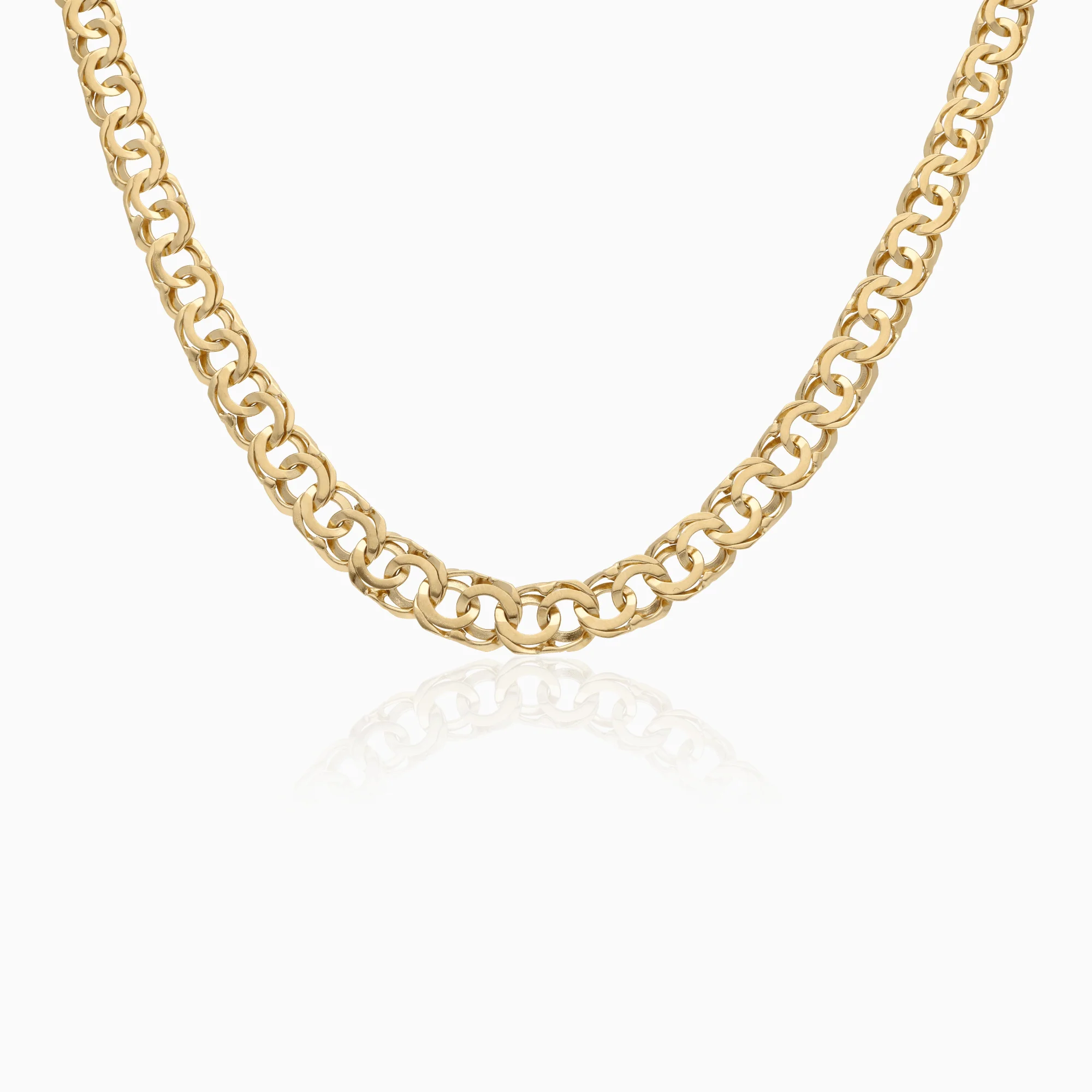 Bismarck chain necklace 23.5g 18K gold